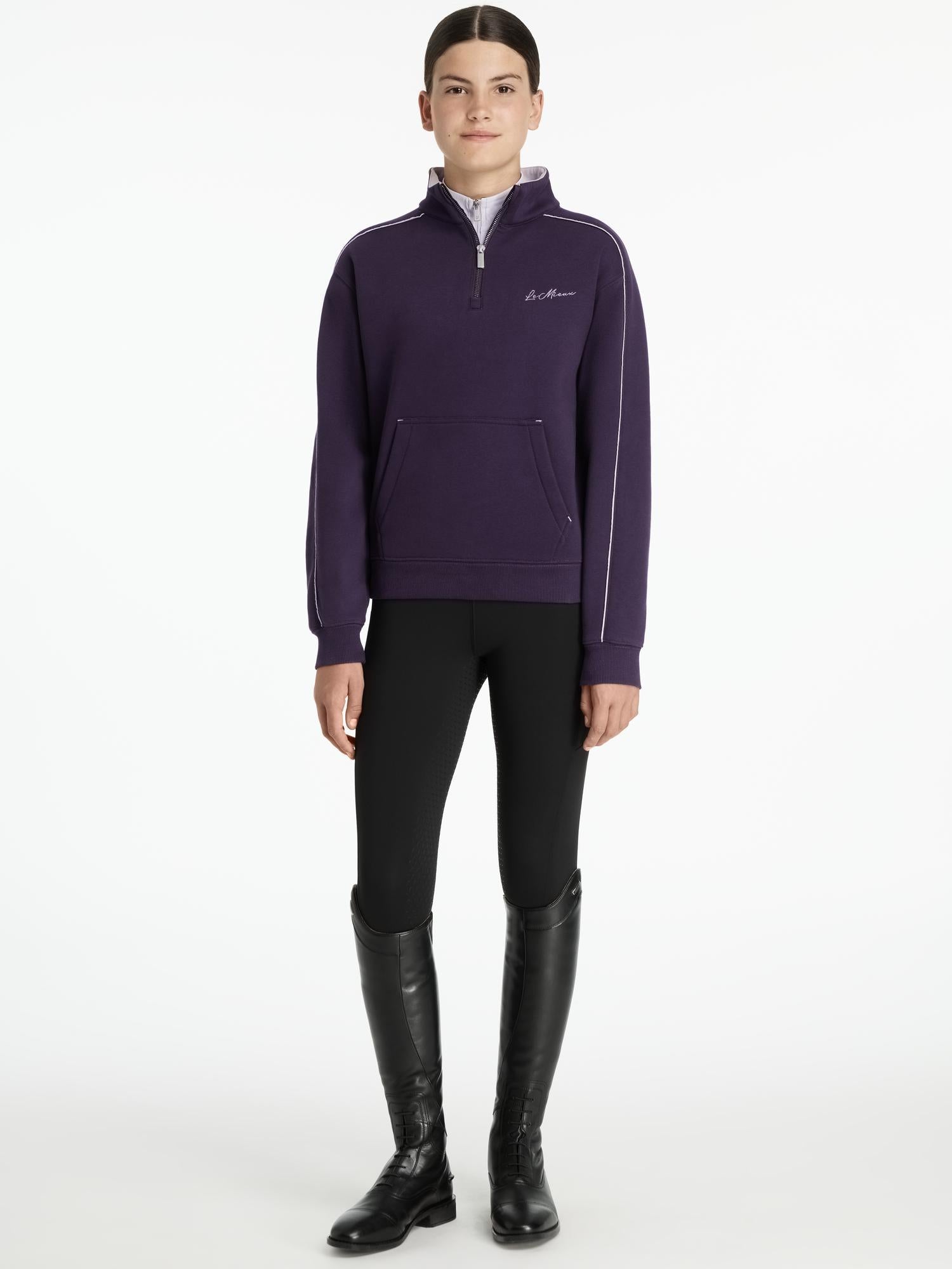 LeMieux Young Rider Kate Quarter Zip Sweater