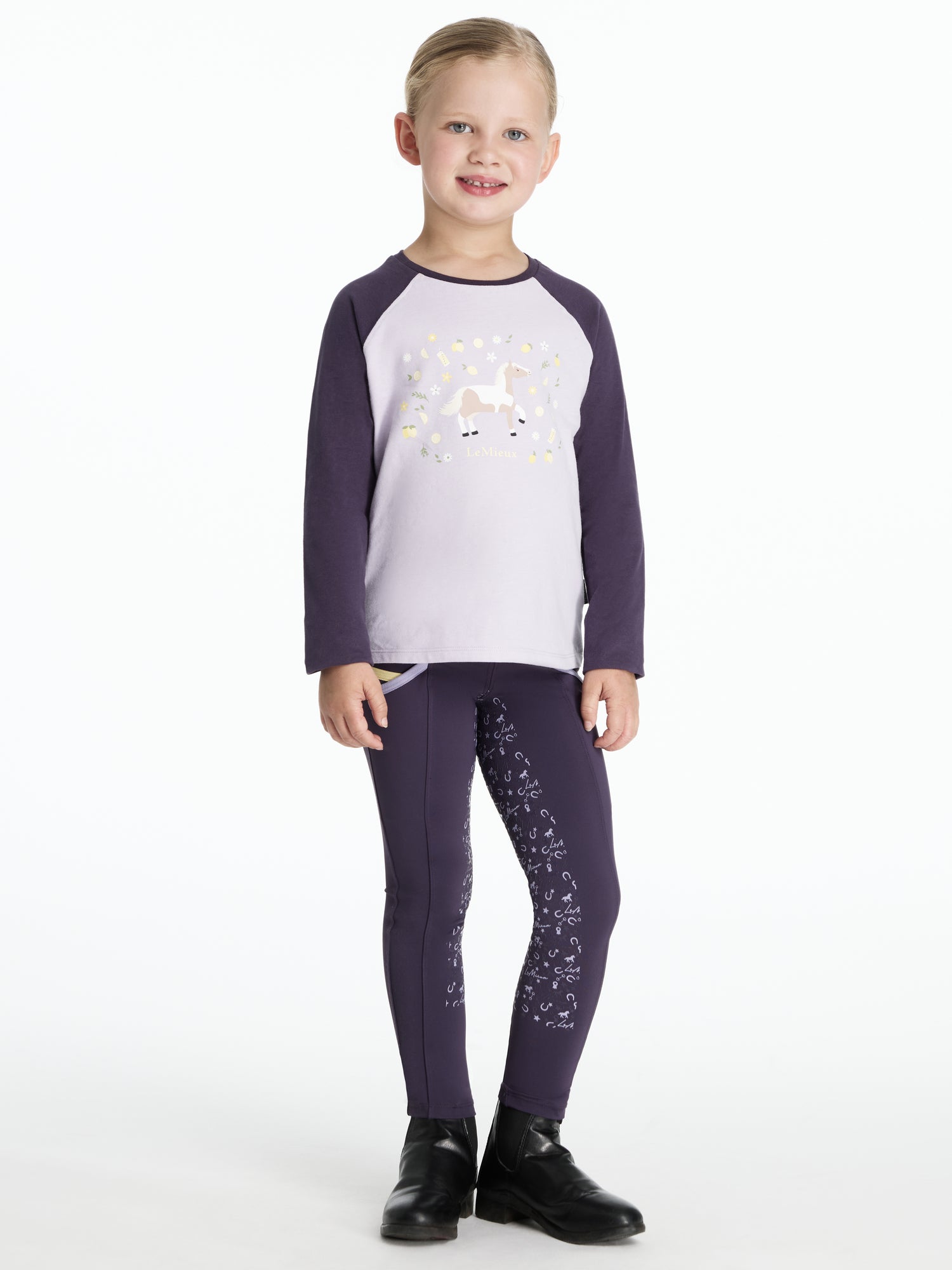 LeMieux Mini Jamie Lemon Long Sleeve Top
