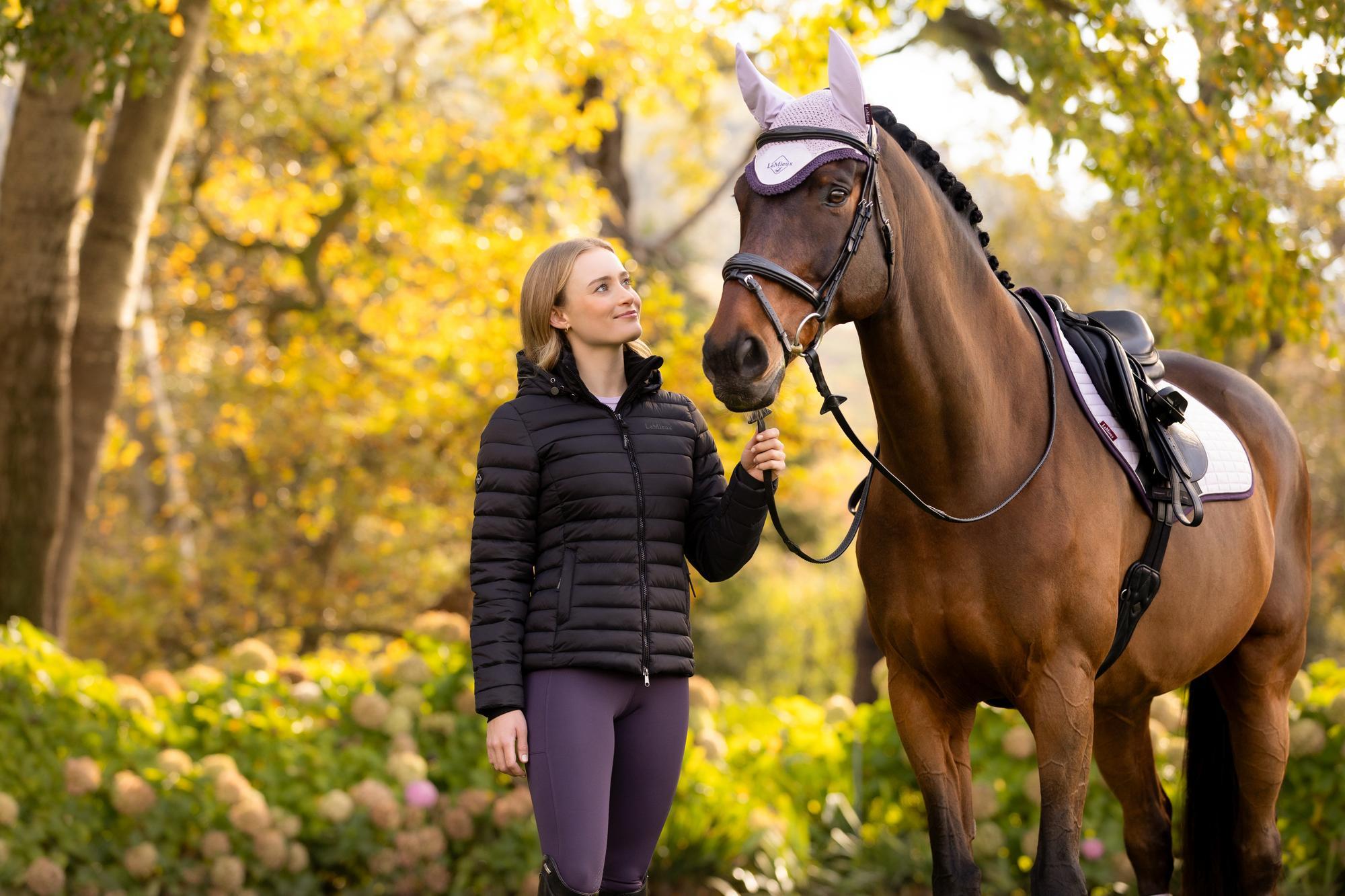 LeMieux Rose Hooded Puffer Jacket