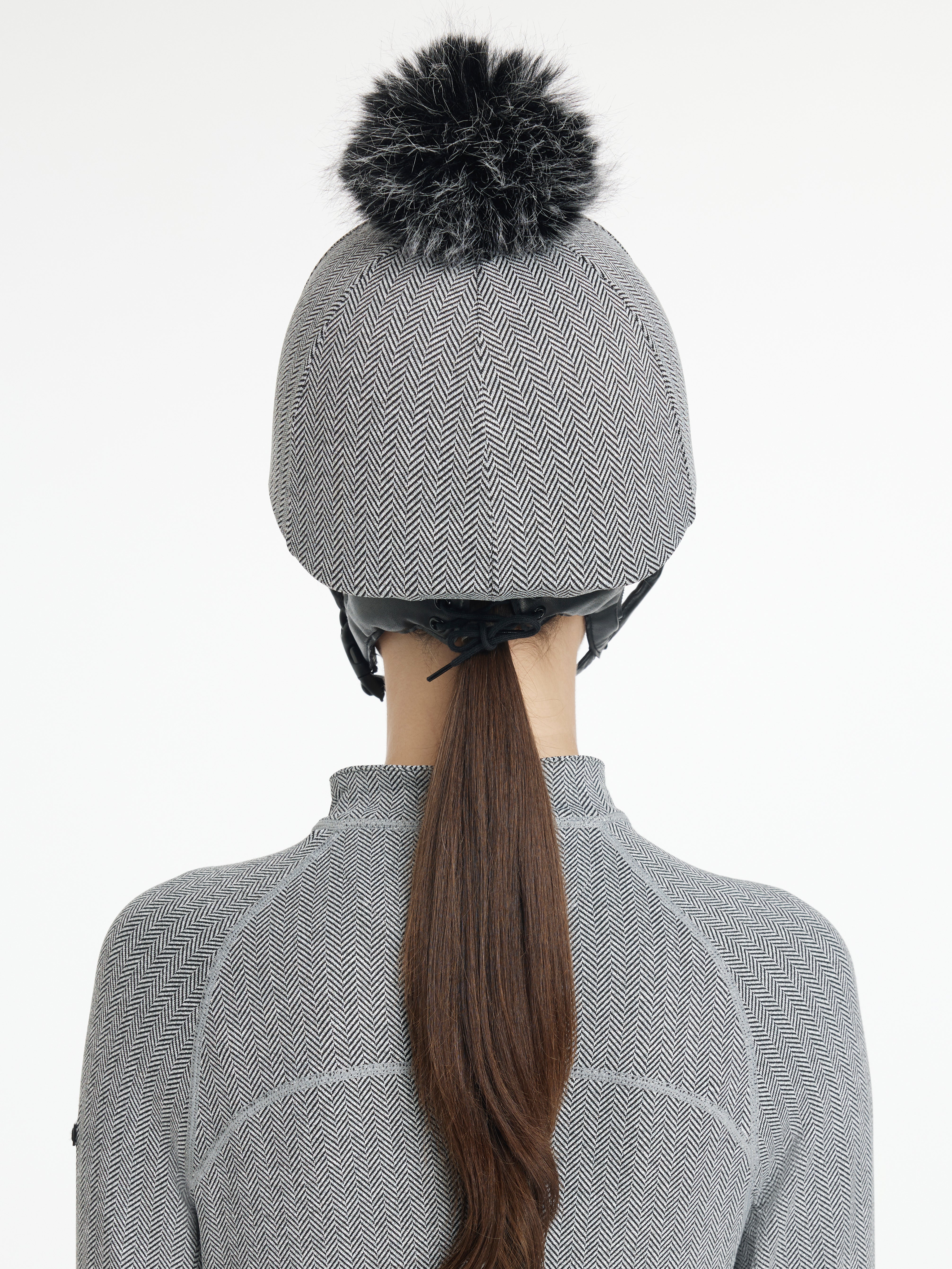 LeMieux Aspen Herringbone Helmet Silk