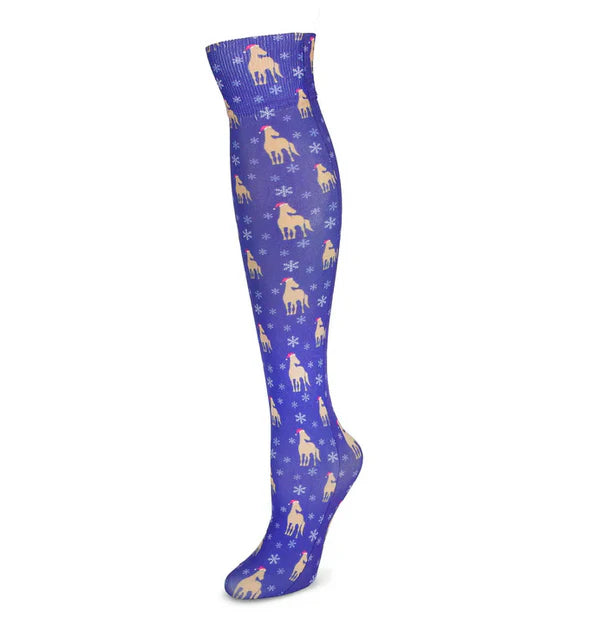 Ovation Ladies Patterned Zocks Riding Boot Socks