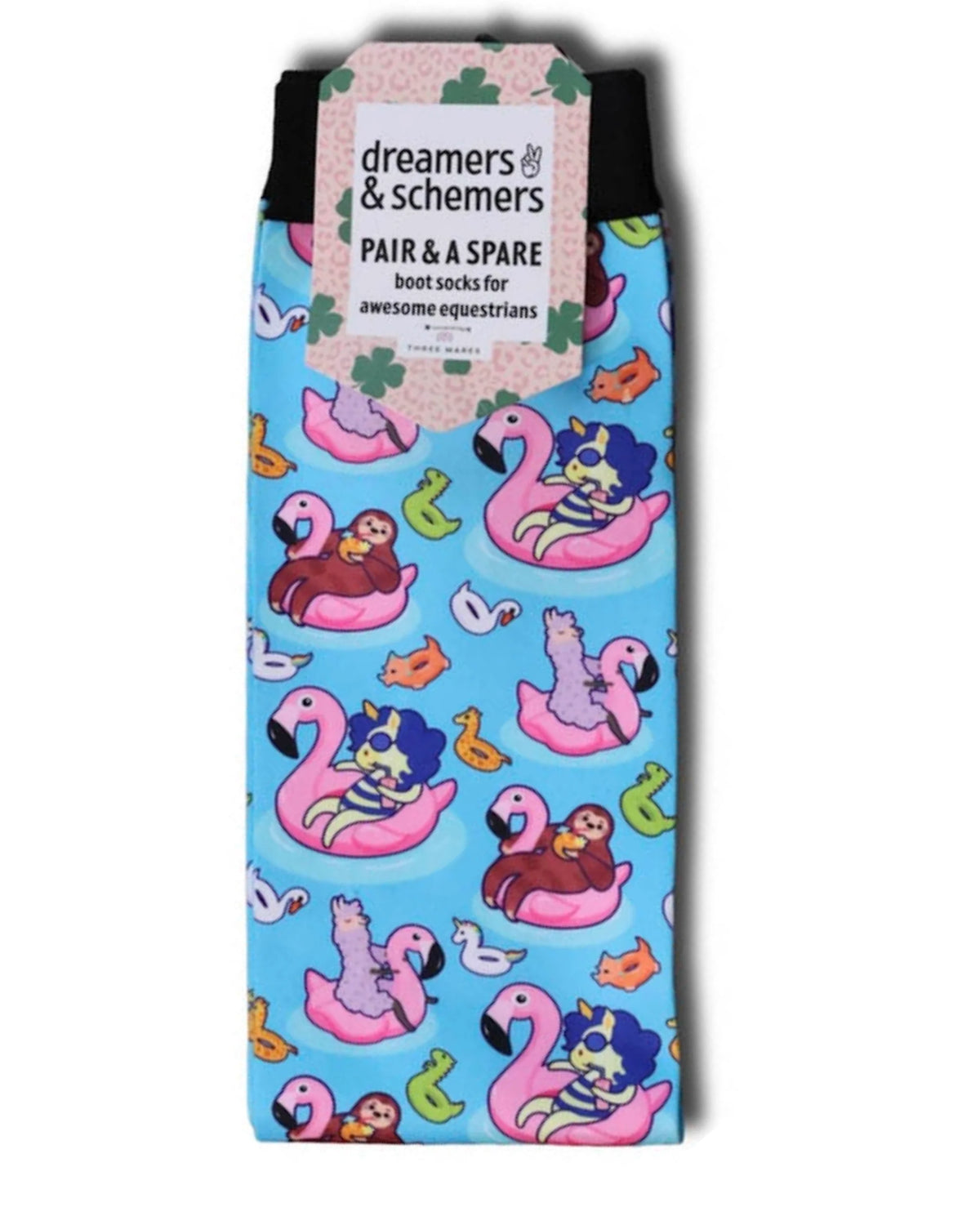 Dreamers & Schemers Pair & A Spare Socks - Pool & Chill