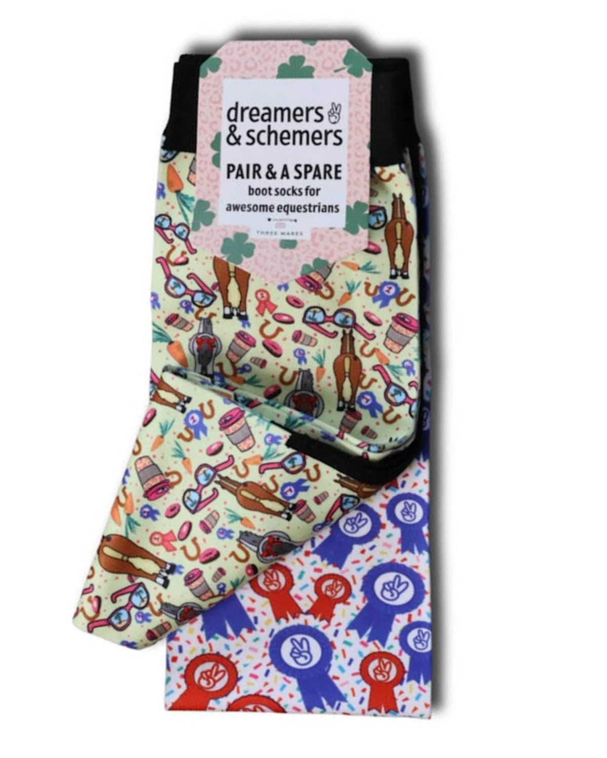 Dreamers & Schemers Pair & A Spare Socks - Pony Party