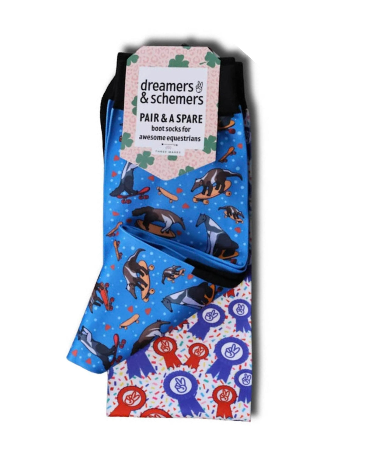 Dreamers & Schemers Pair & A Spare Socks - Anteaters Ollie