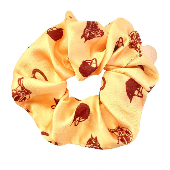 Spiced Equestrian Vintage Rider Scrunchie - main