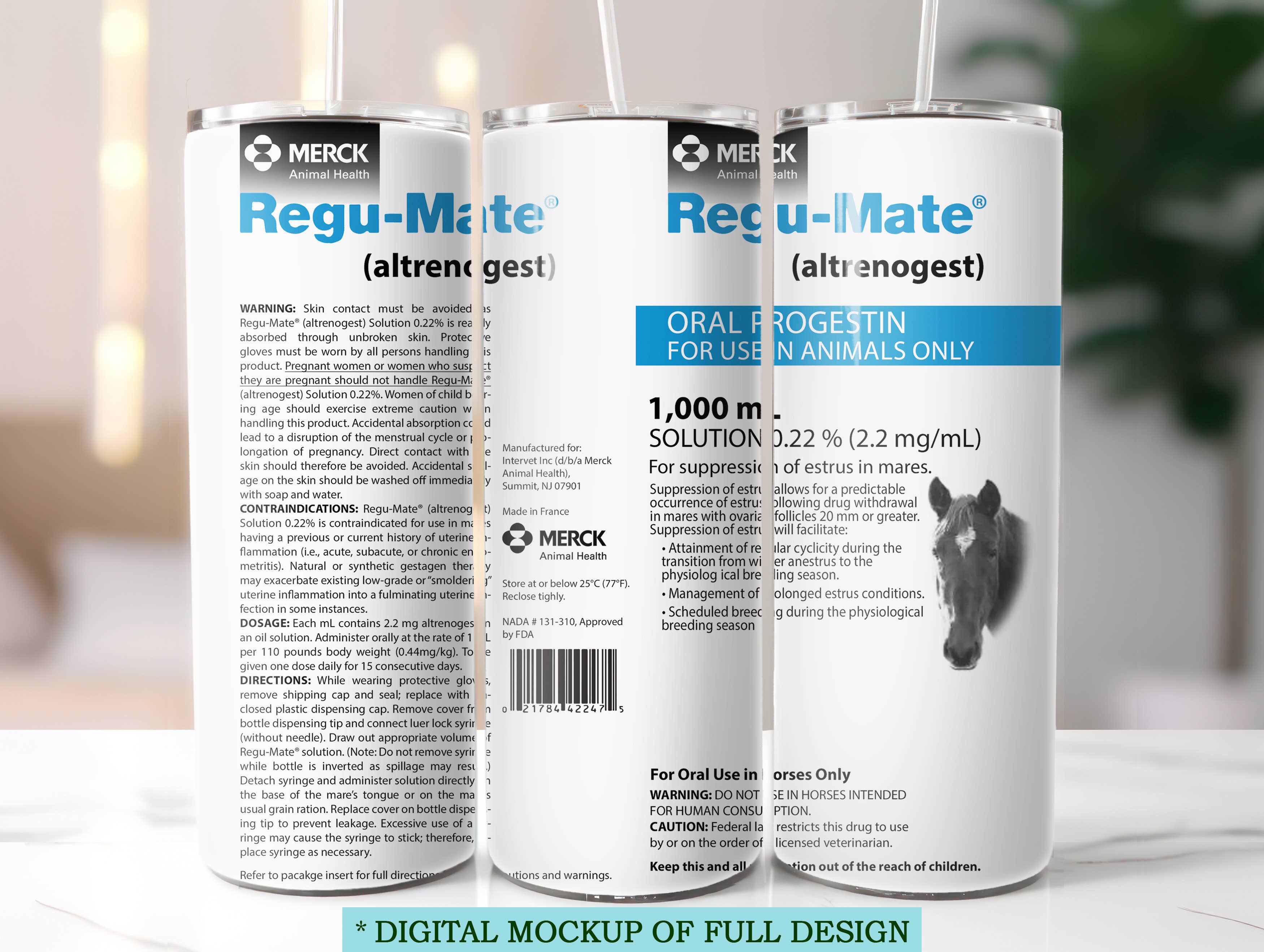 My Fancy Pony - Regumate Vet Med Tumbler or Water Bottle