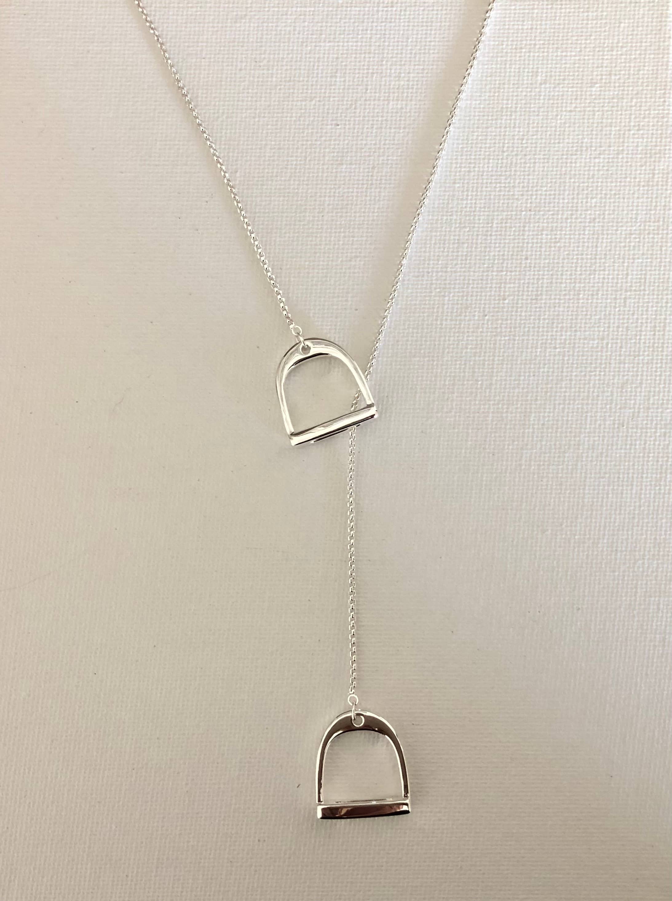 English Stirrup Necklace