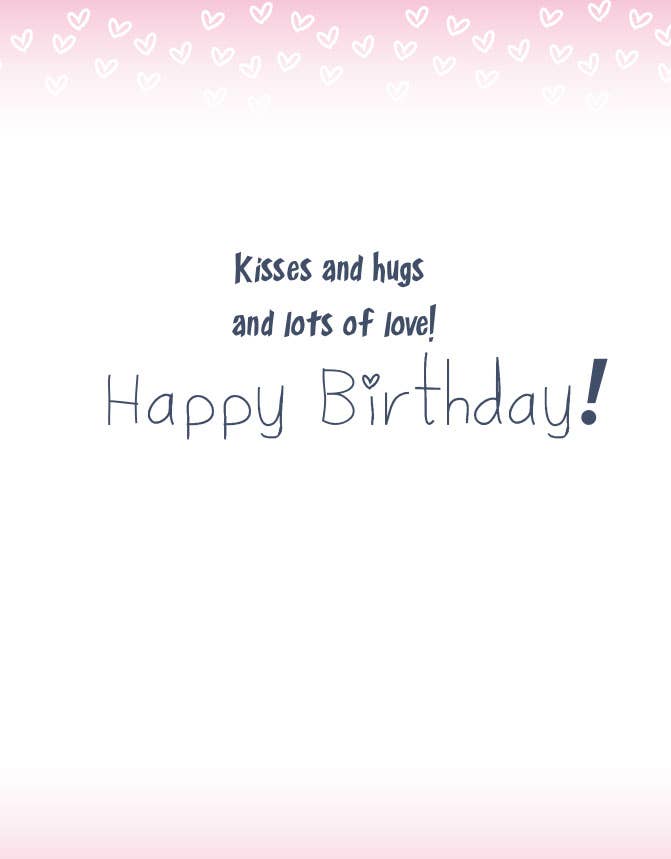 Horse Greeting Birthday Card / Horse Kiss