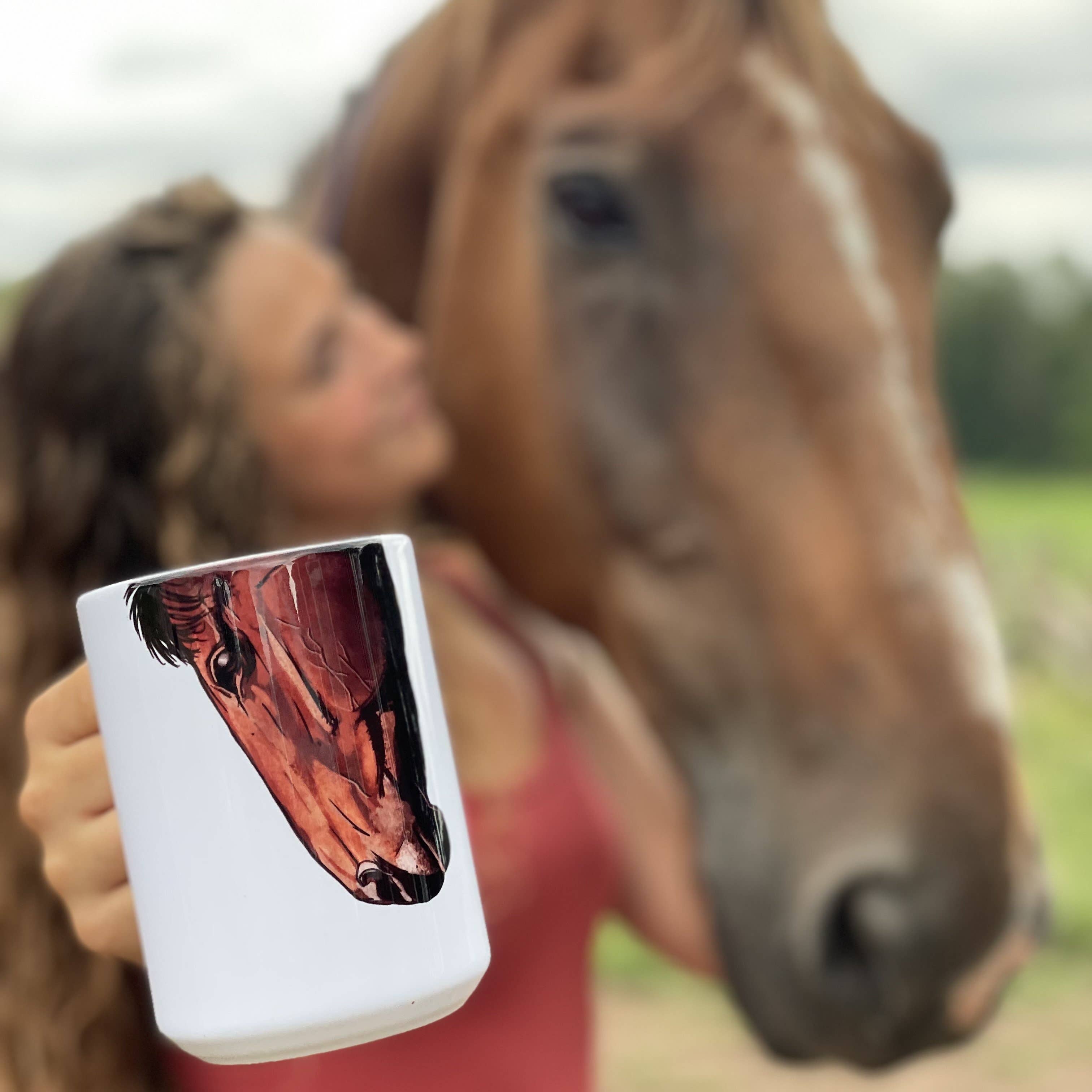 American Brand Studio - Brown Horse Snout Mug