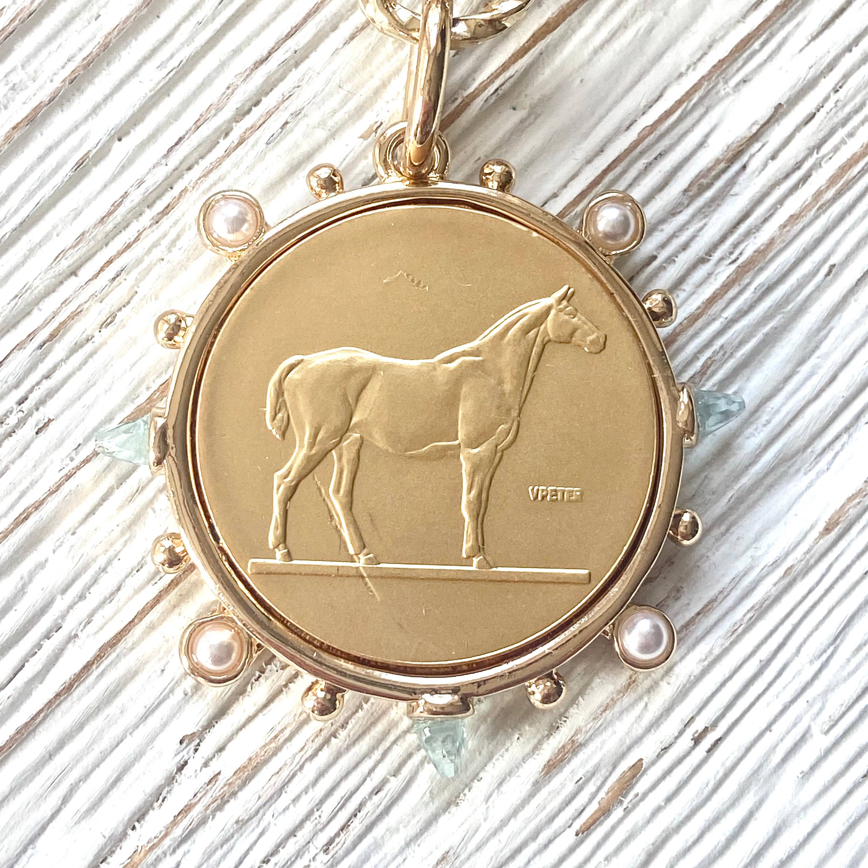 VB&CO Designs Handmade Jewelry - Horse coin equestrian jewelry derby boutique salon