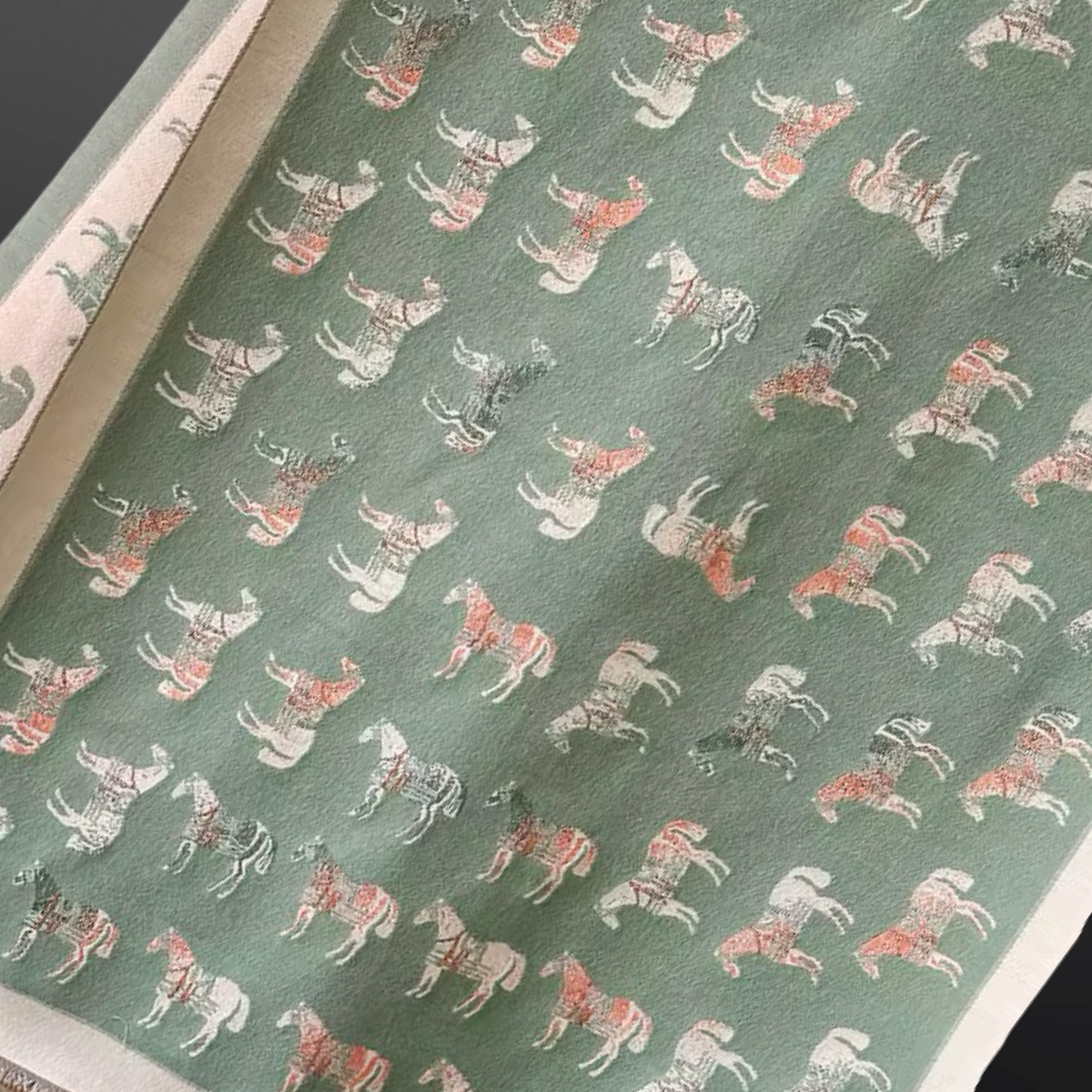 “Winter Horses” Equestrian Scarf