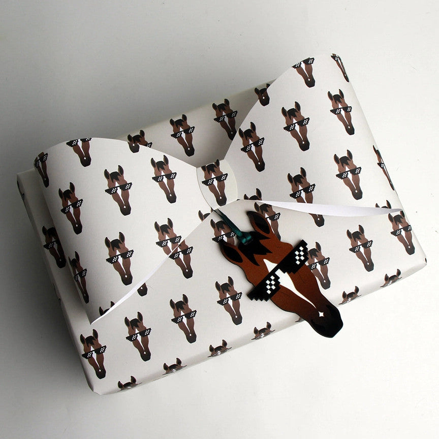 Hunt Seat Paper Co Thug Life Wrapping Paper - sku to order - 60031785