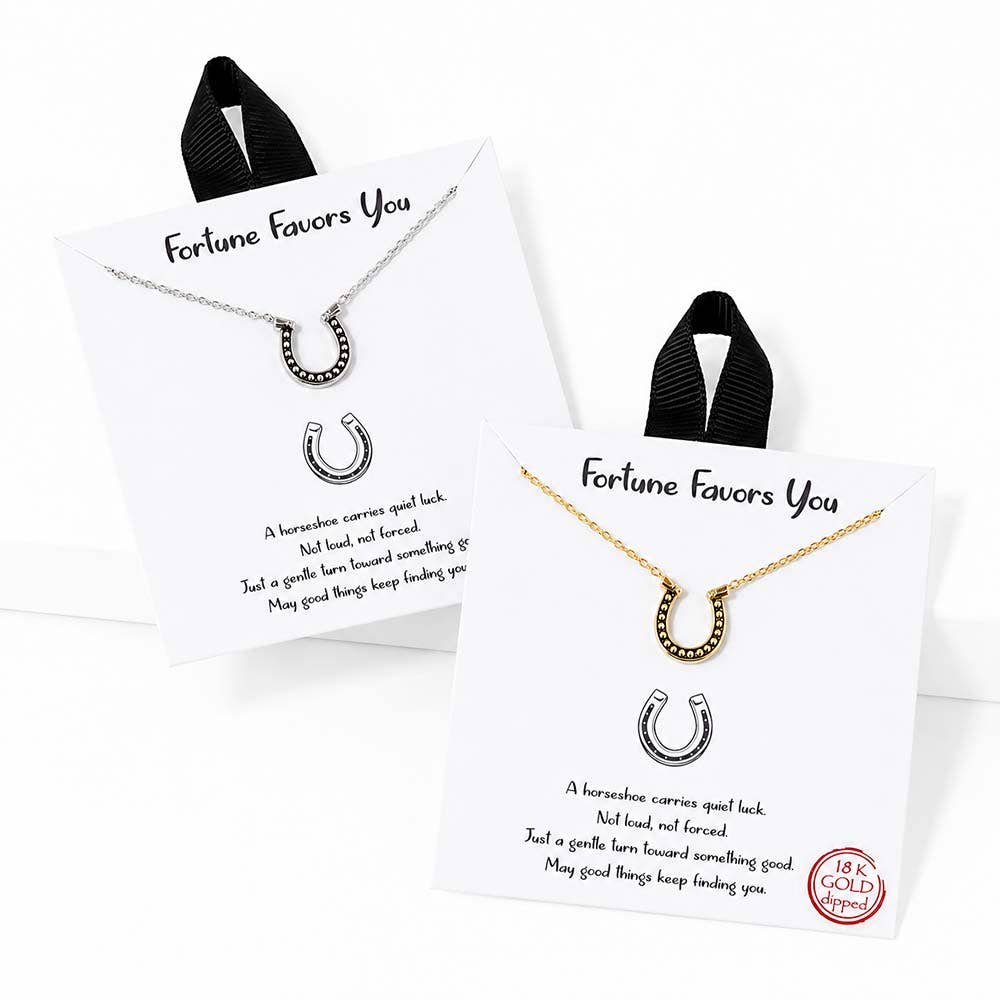 FORTUNE HORSESHOE PENDANT