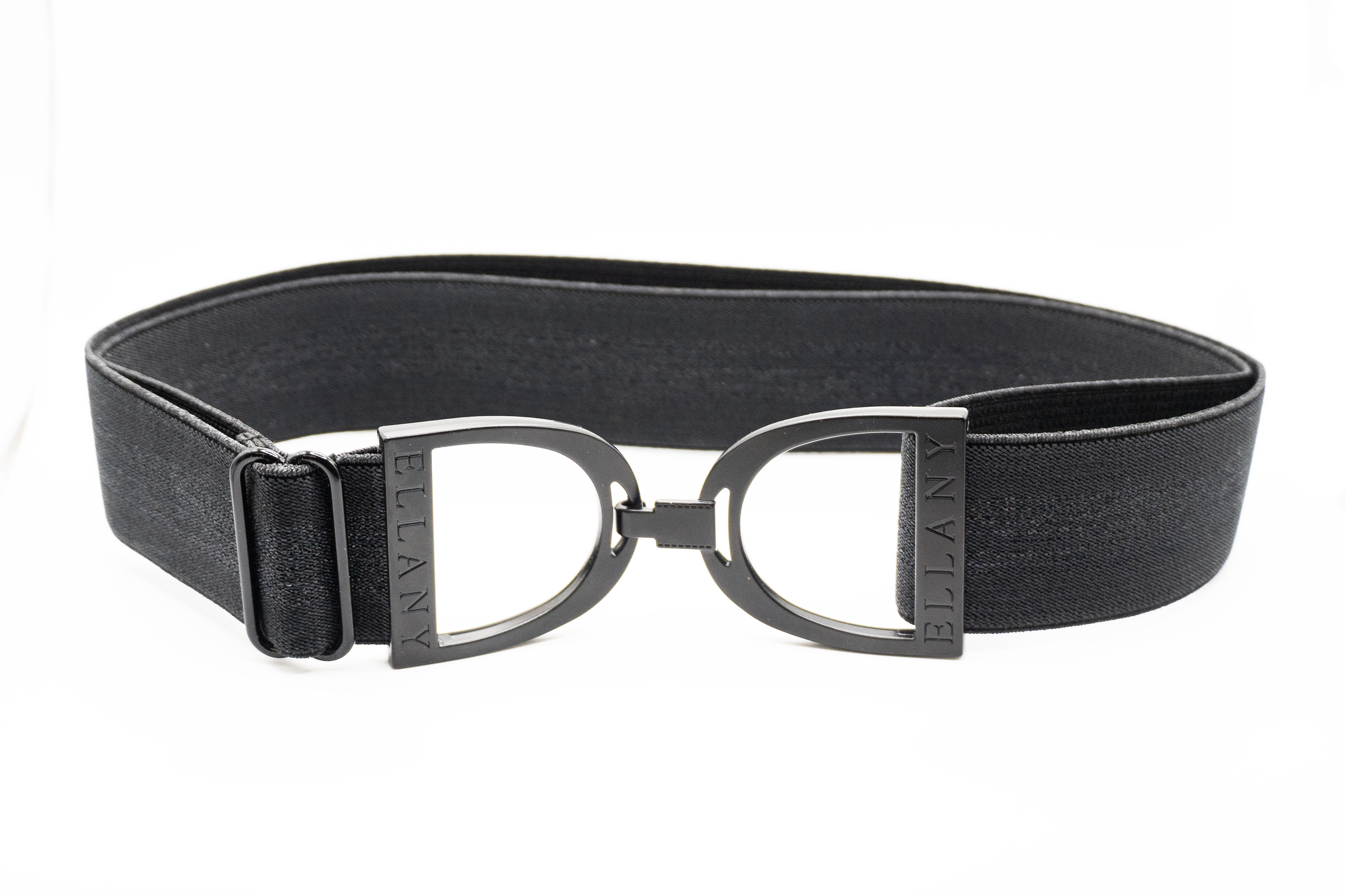 Ellany - Dark Horse - 1.5" Black Stirrup Elastic Belt