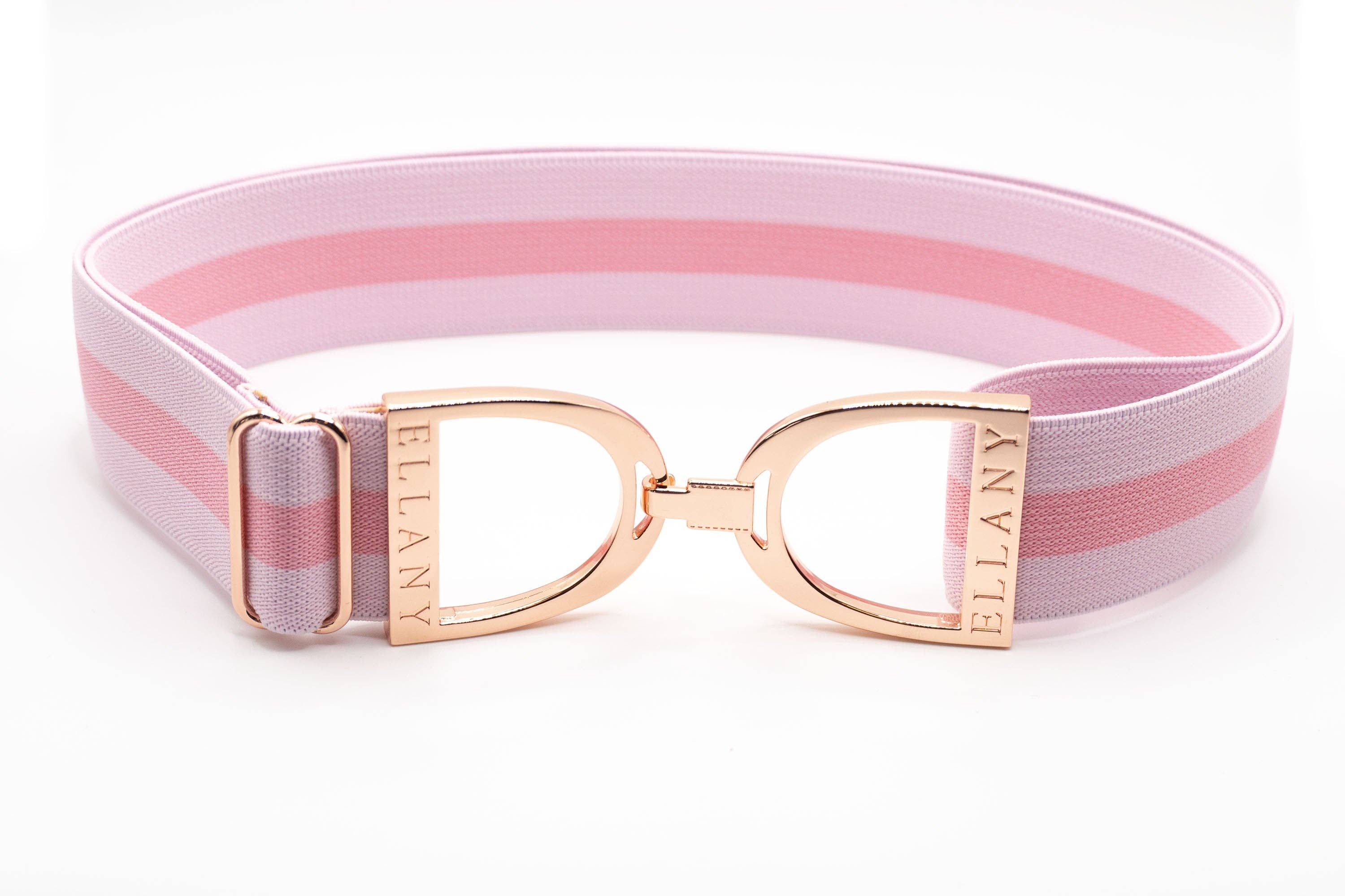Ellany Madelyn - 1.5" Rose Gold Stirrup Elastic Belt