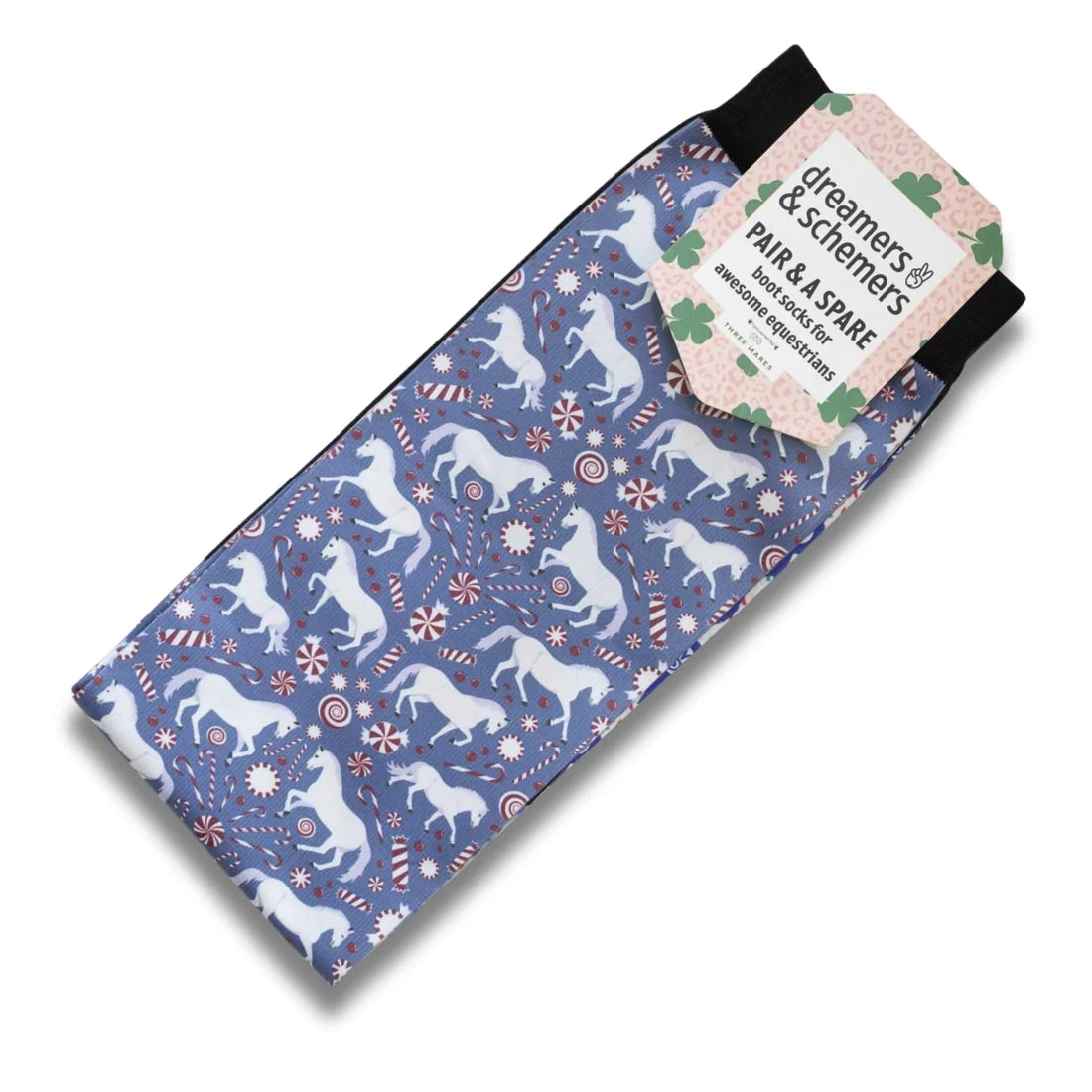 Dreamers & Schemers Pair & A Spare Socks - The Pony Island Peppermint Ponies