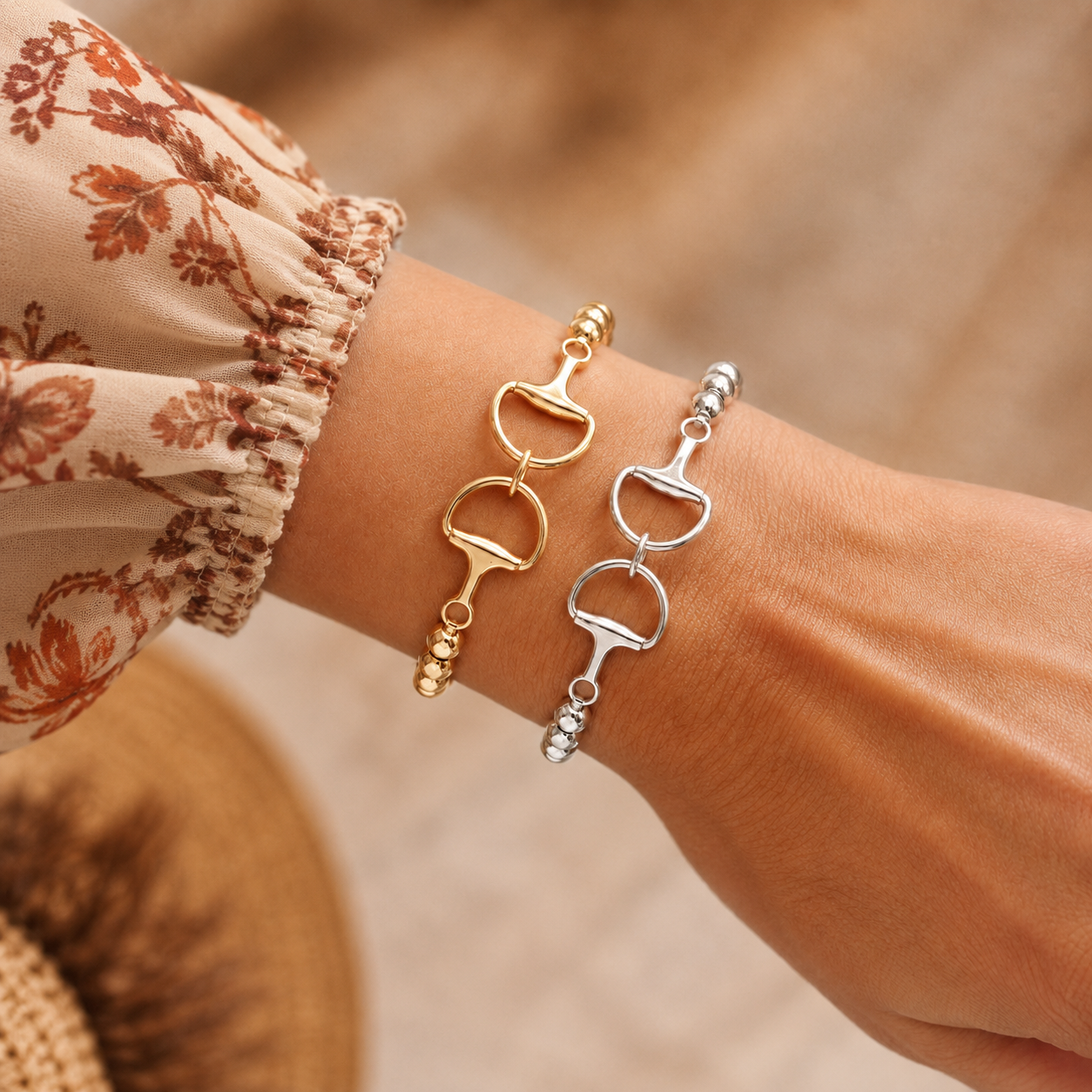 Bit of Shine – Stretch Horse Bit Bracelet