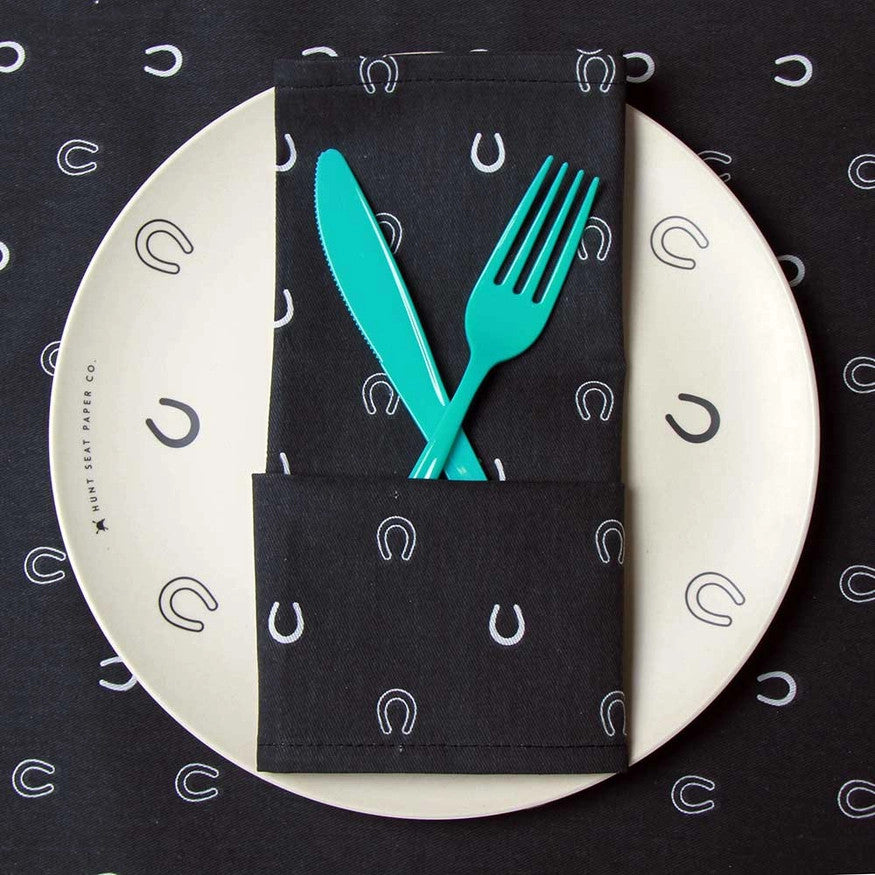 Hunt Seat Paper Co Lucky Slate Napkins - Set of Four - sku to order - 60031676