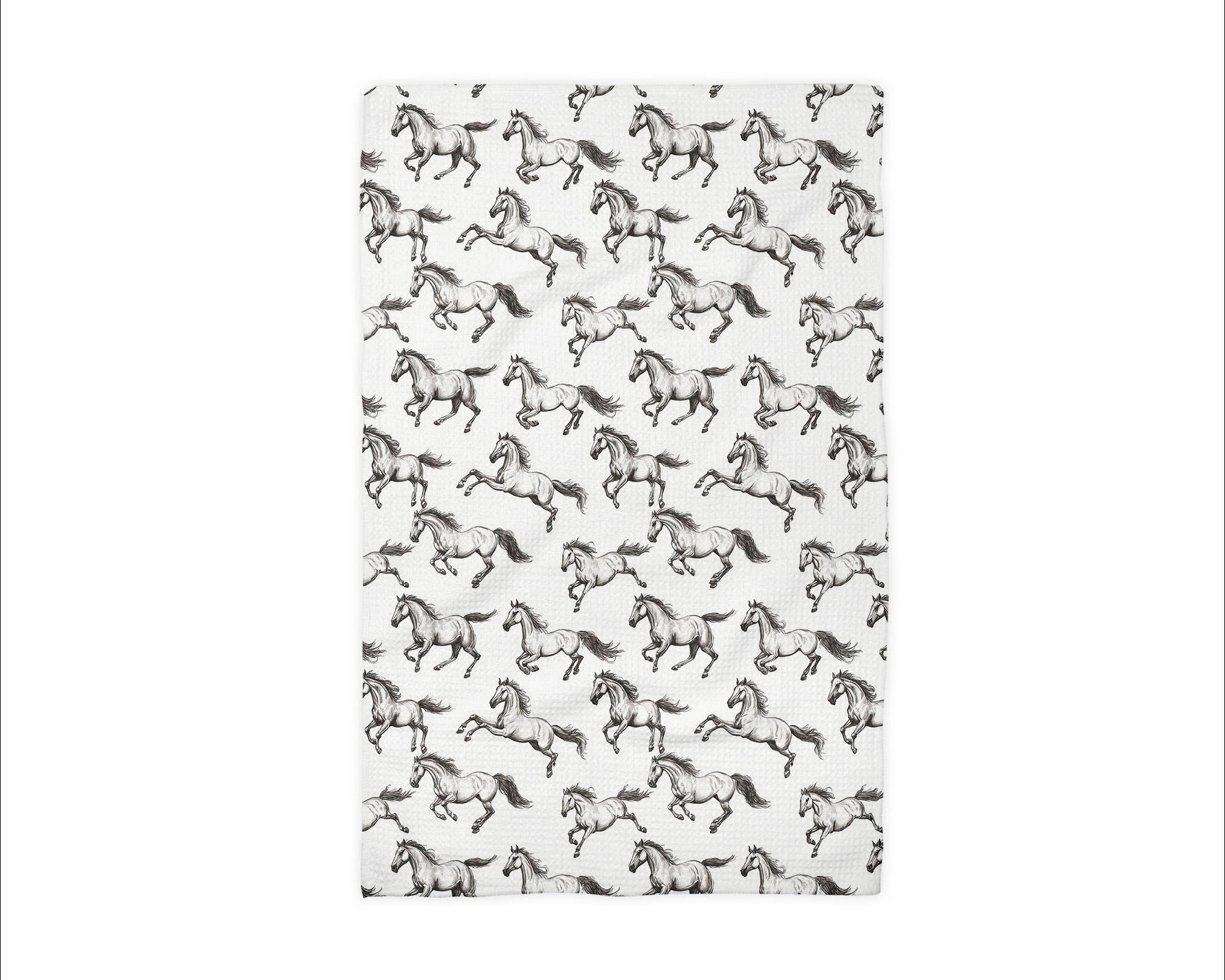 Galloping Horses Tack / Kitchen Towel