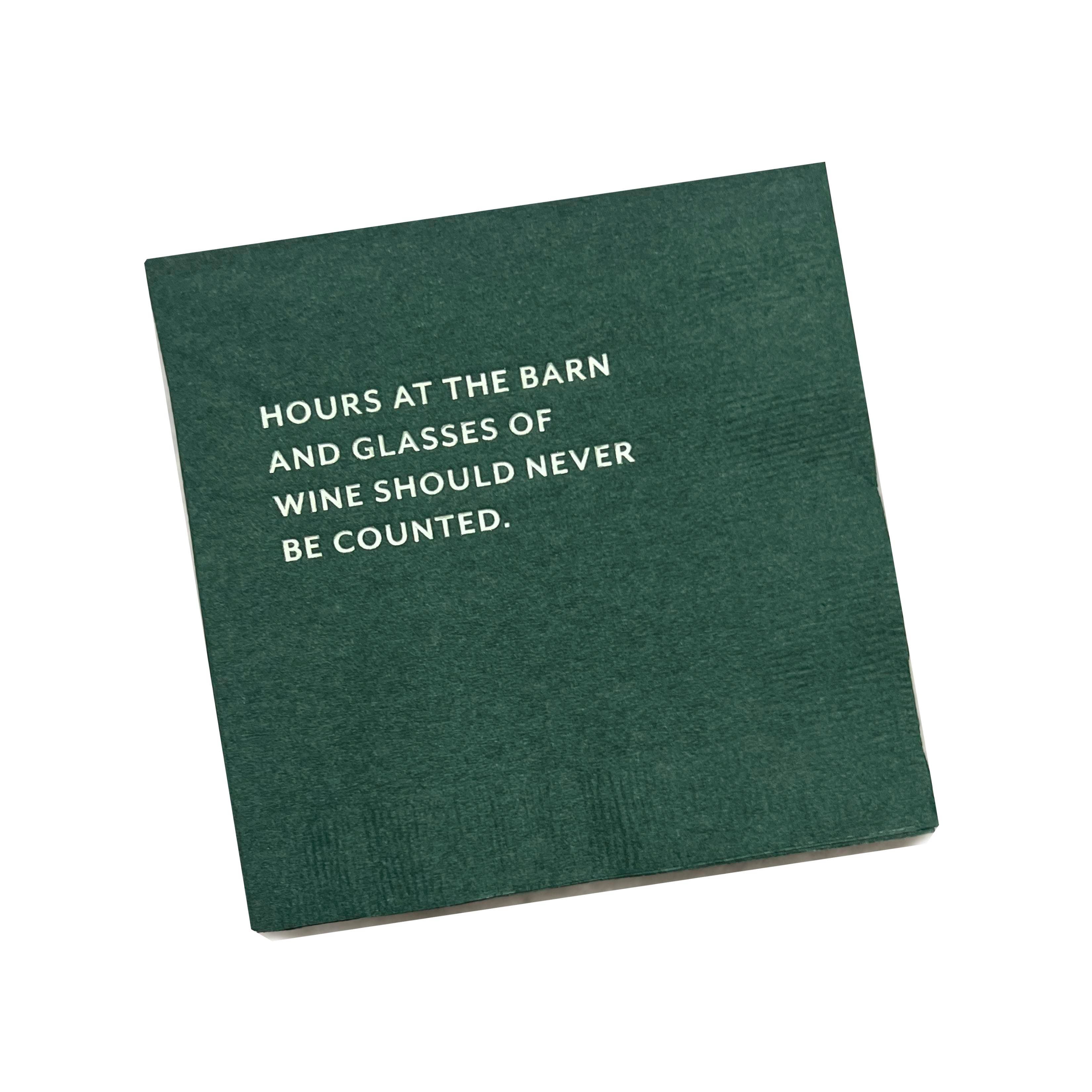Mare Modern Goods - "Never Count" Cocktail Napkins