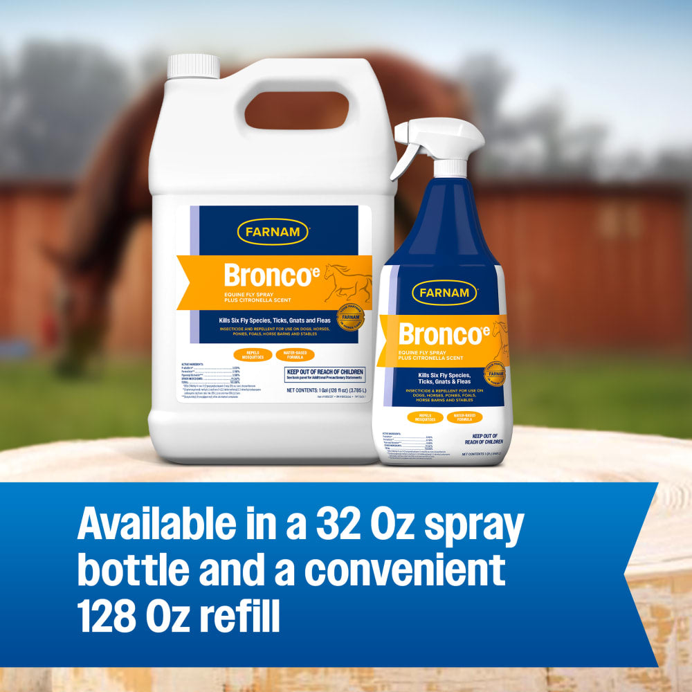 Bronco Equine Fly Spray Plus Citronella Scent