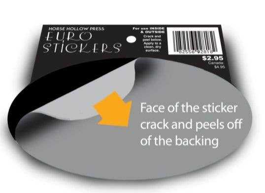 Horse Hollow Press - Oval Equestrian Horse Sticker / Grand Prix / WATERPROOF