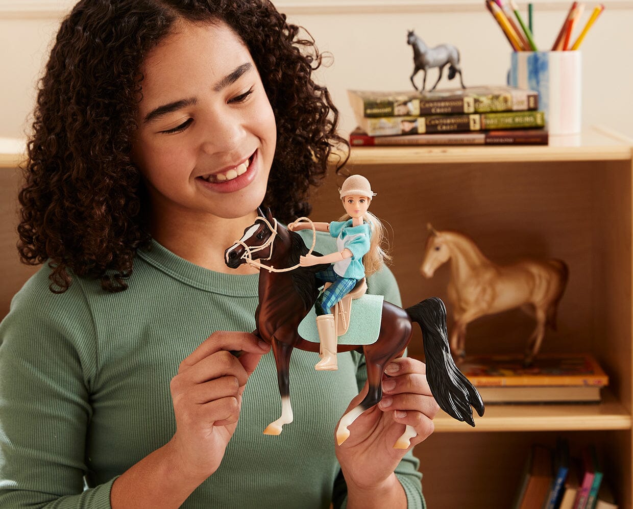 Breyer Greta - English Rider & Tack