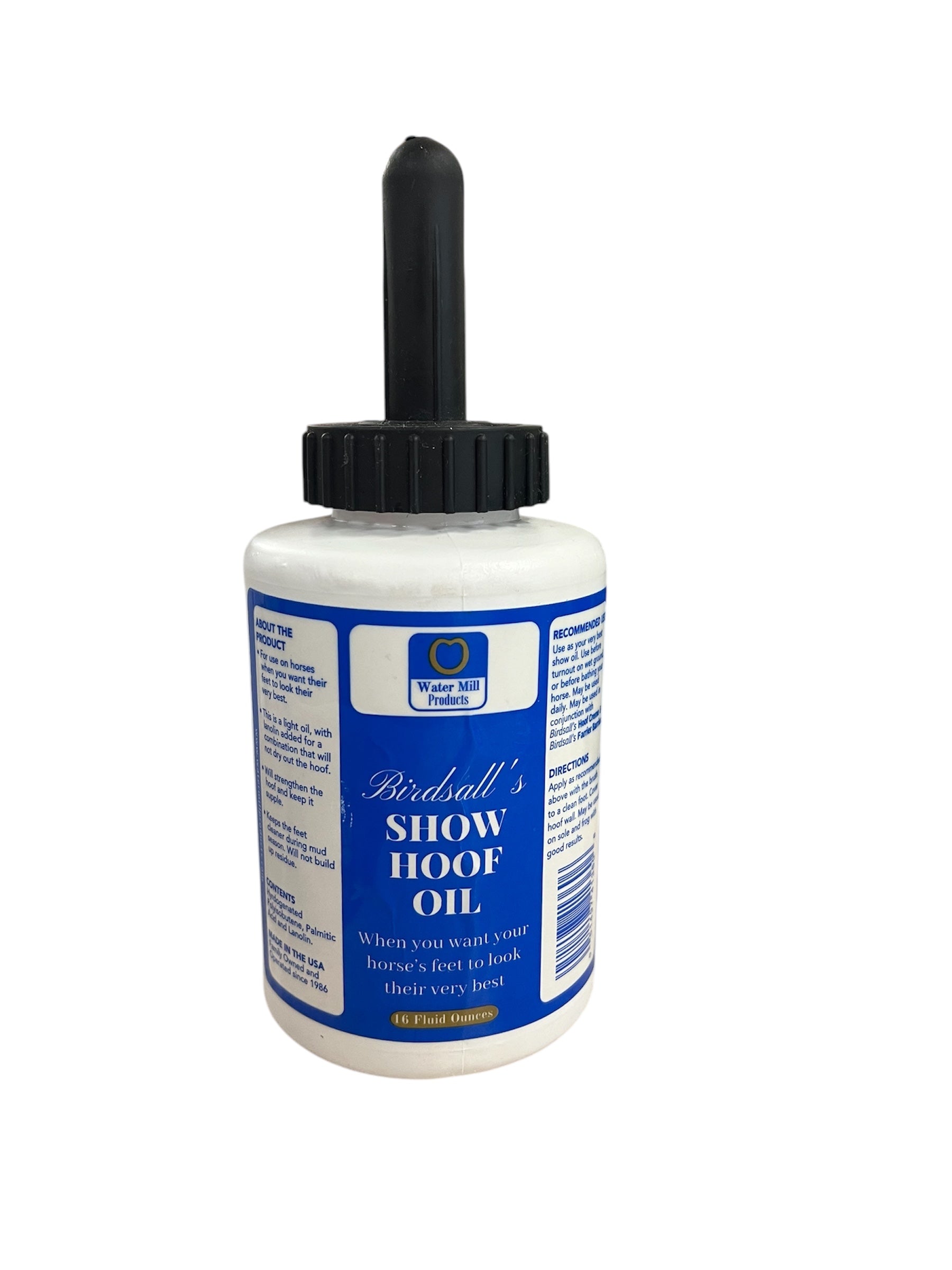 Birdsall's Show Hoof Oil Brush Top