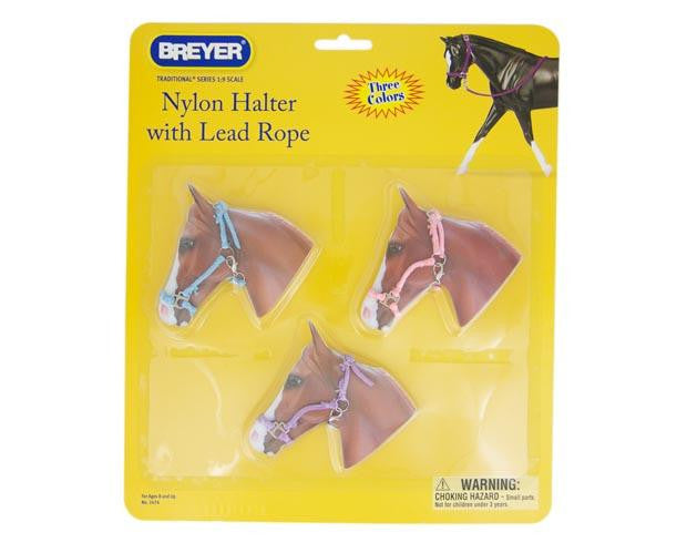 Breyer Hot Colored Nylon Halters | 3 Piece Assortment - sku to order - 199278