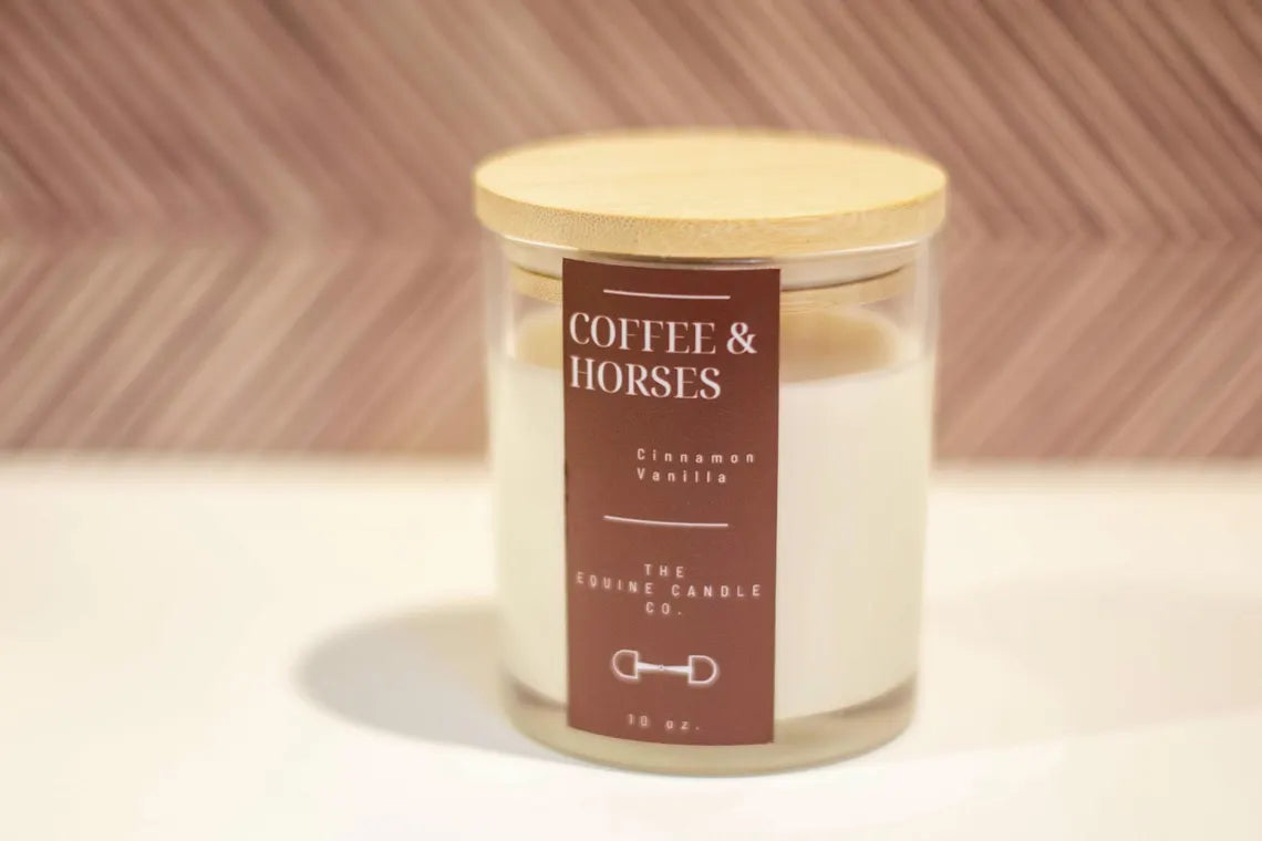 The Equine Candle Co Coffee & Horses Candle