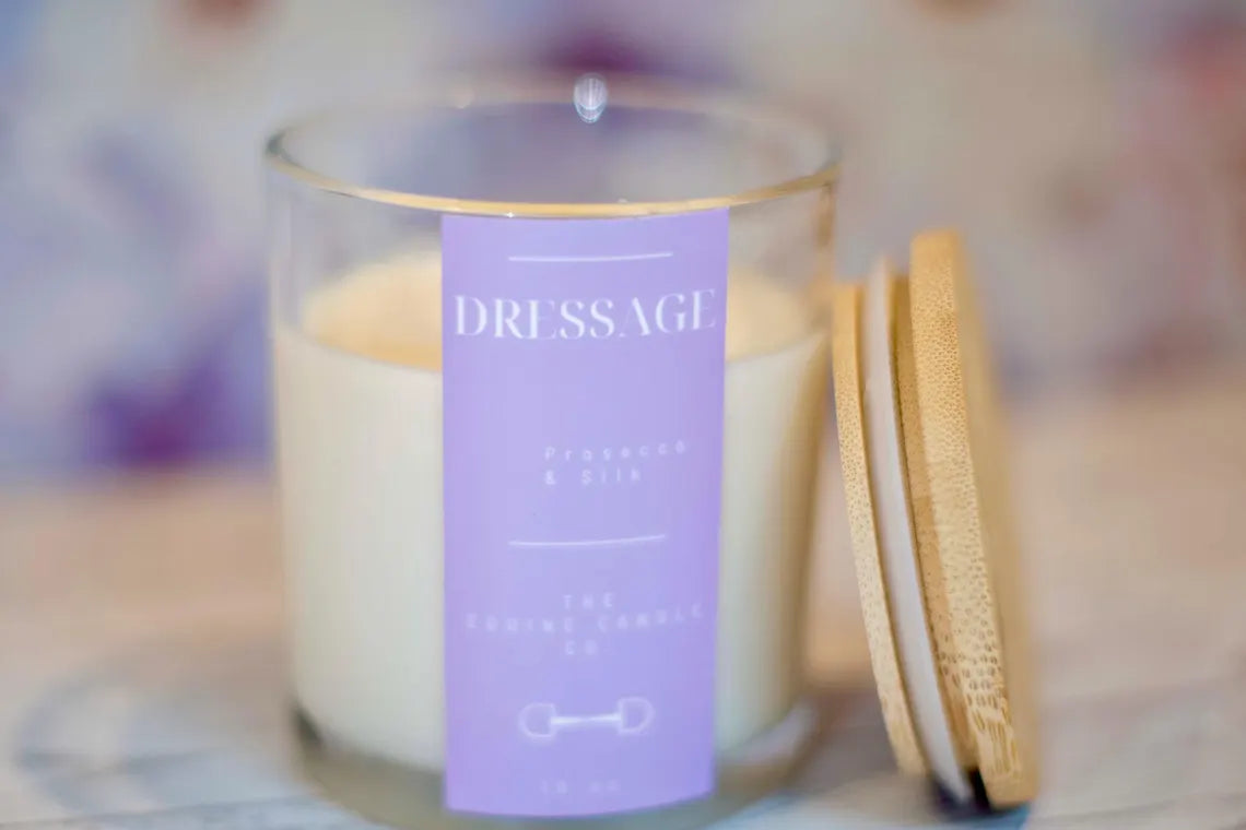 The Equine Candle Co Dressage Candle