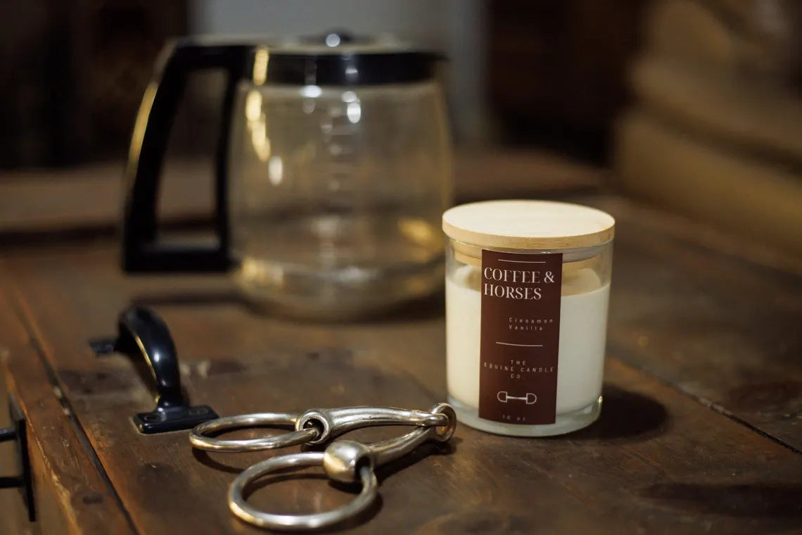 The Equine Candle Co Coffee & Horses Candle