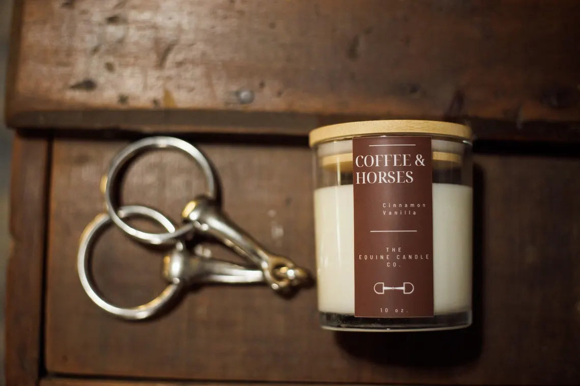 The Equine Candle Co Coffee & Horses Candle