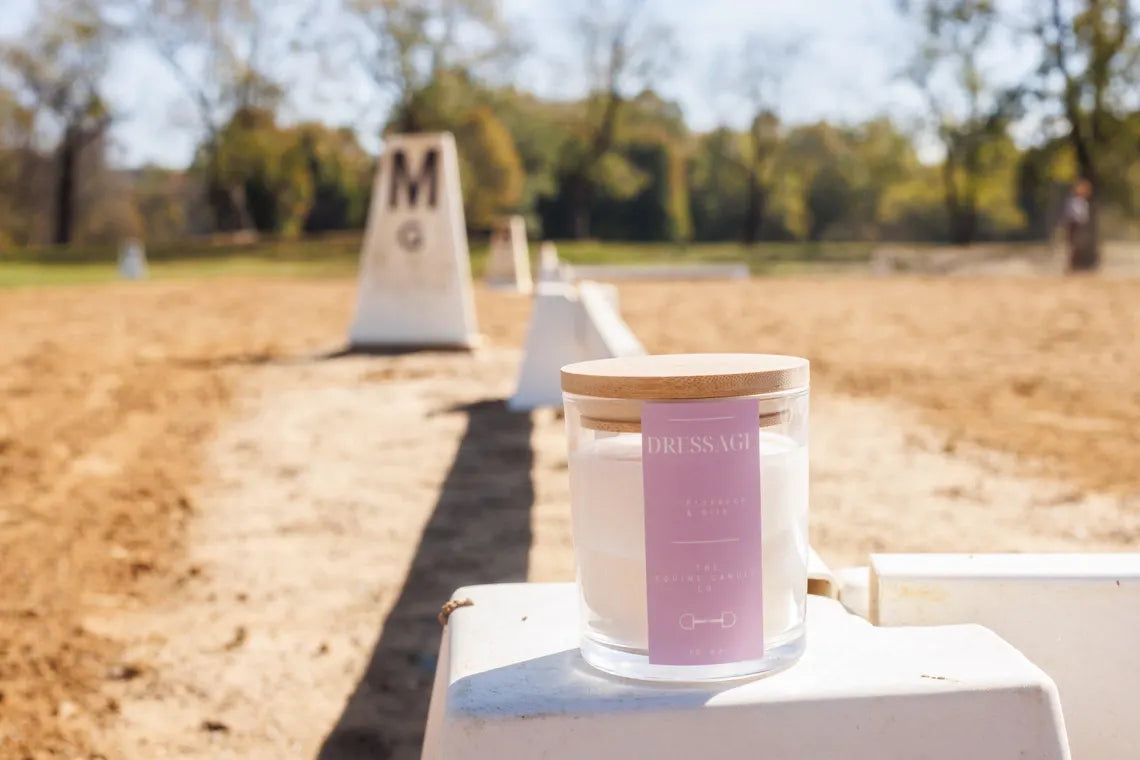 The Equine Candle Co Dressage Candle