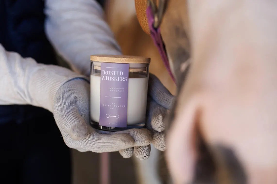 The Equine Candle Co Frosted Whiskers Candle