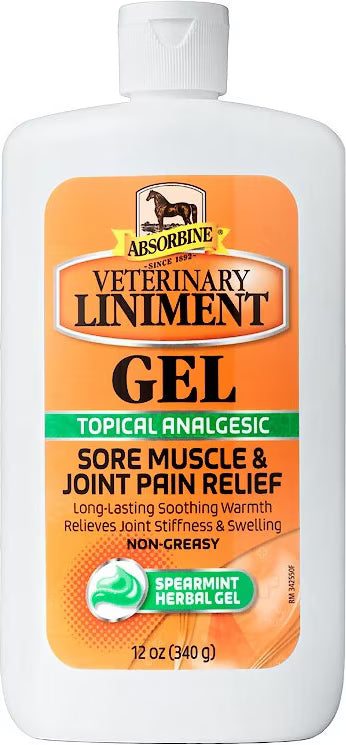 Absorbine Veterinary Liniment Horse Pain Gel