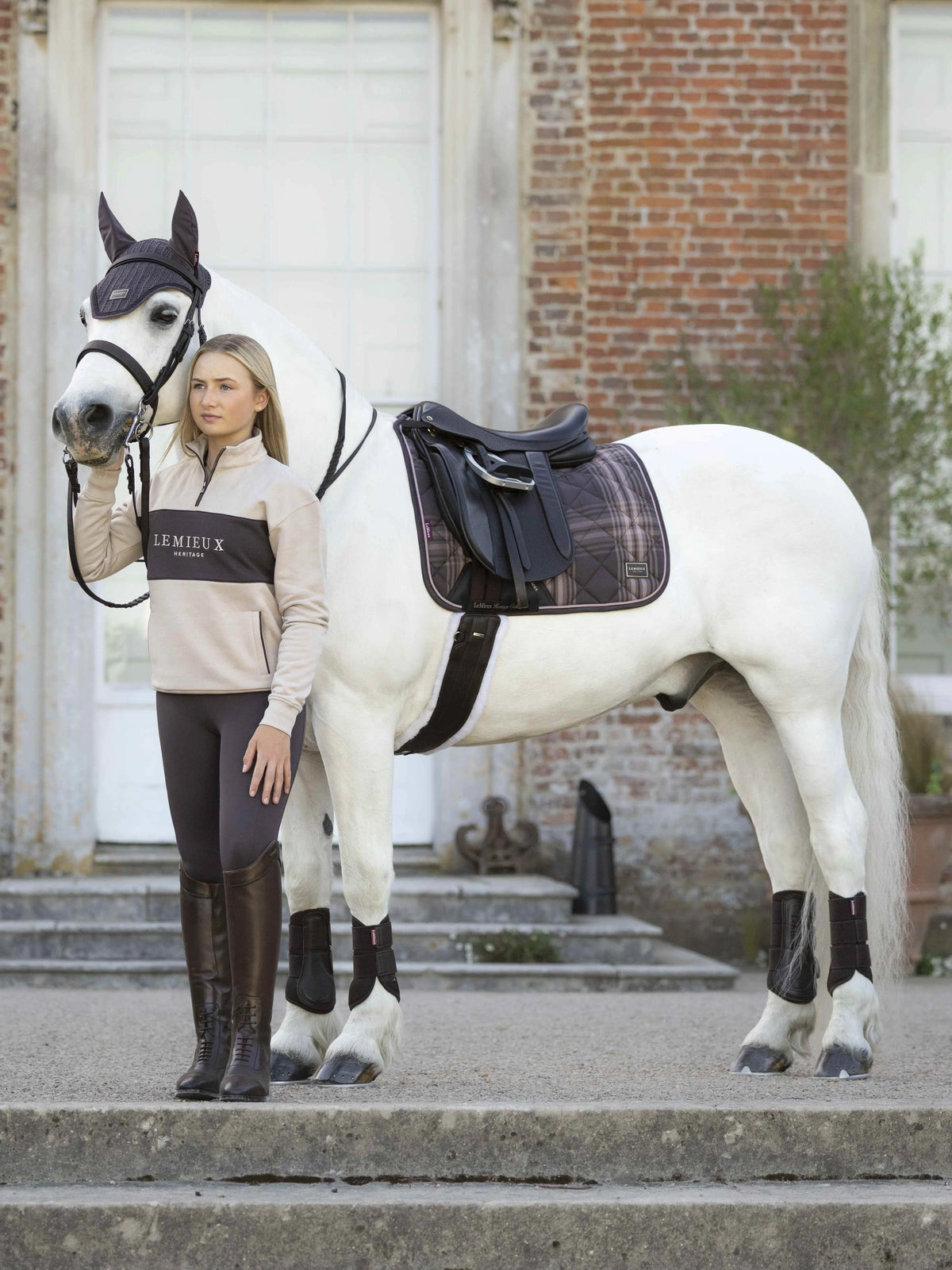 LeMieux Heritage Check Dressage Square