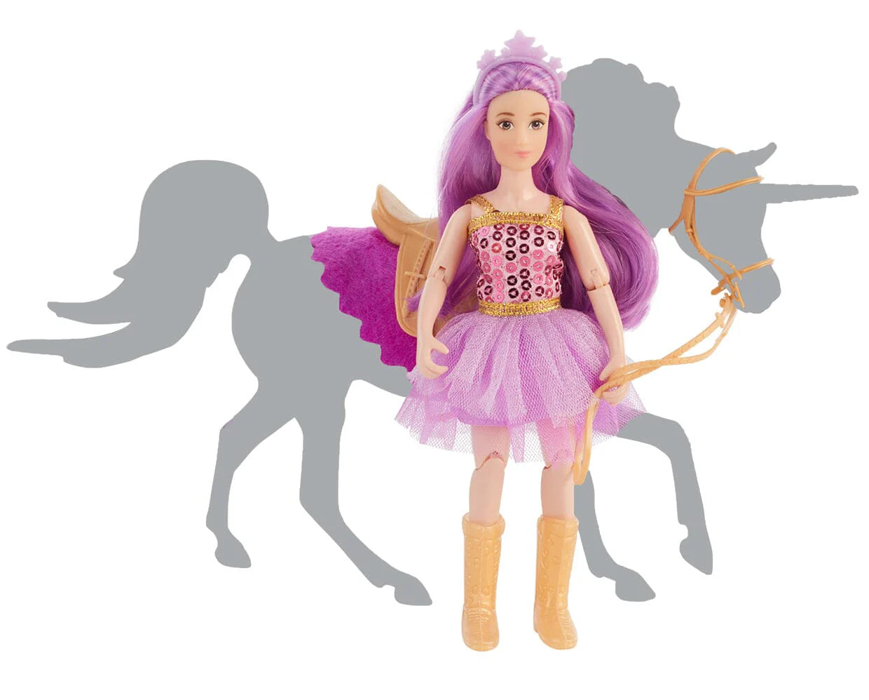 SALE Breyer Lyra - Unicorn Rider with Tack