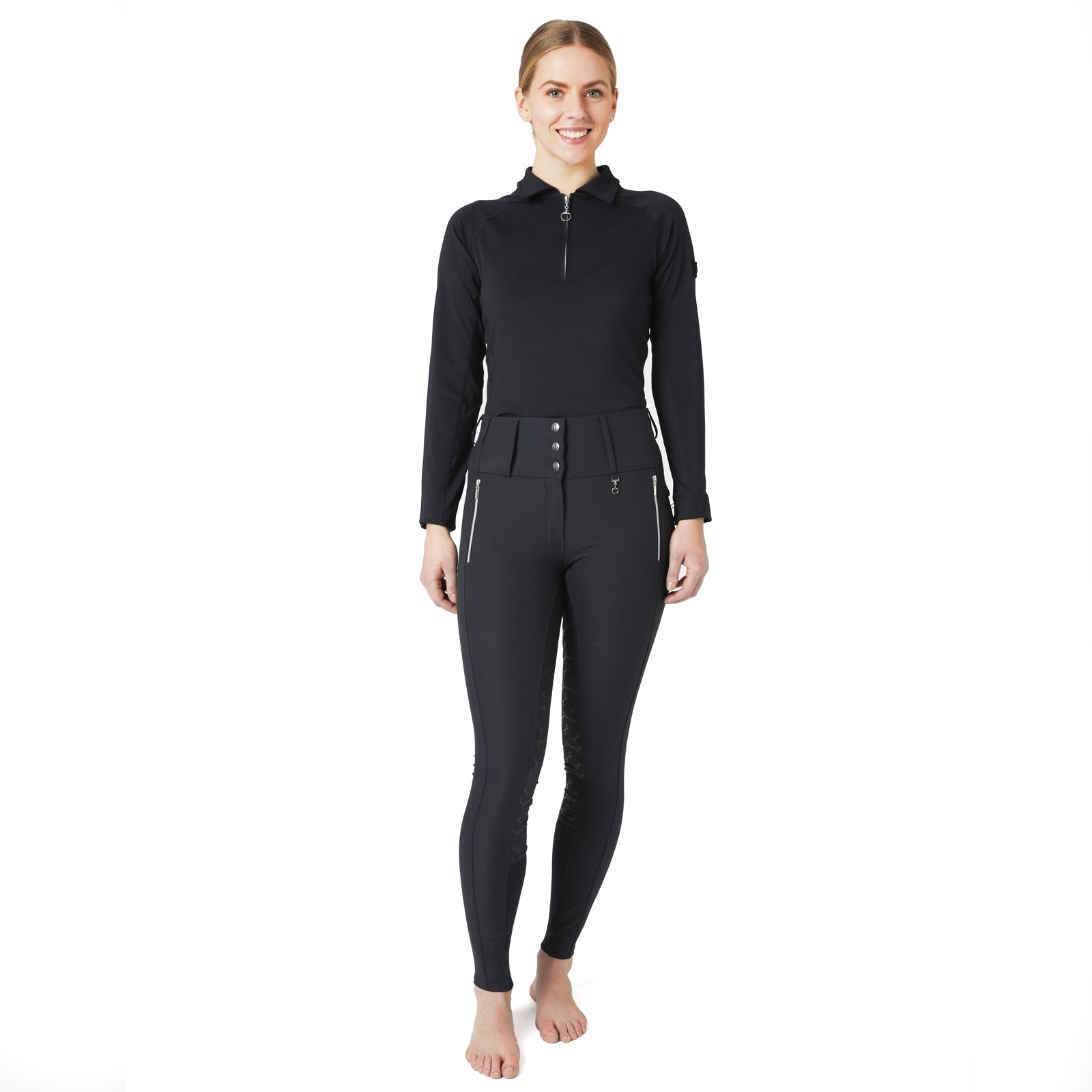 Sale Horze Andrea Womens High Waist Full Grip Breeches