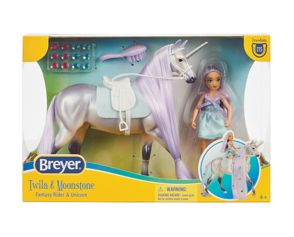 SALE Breyer Twila & Moonstone - Magical Unicorn and Rider