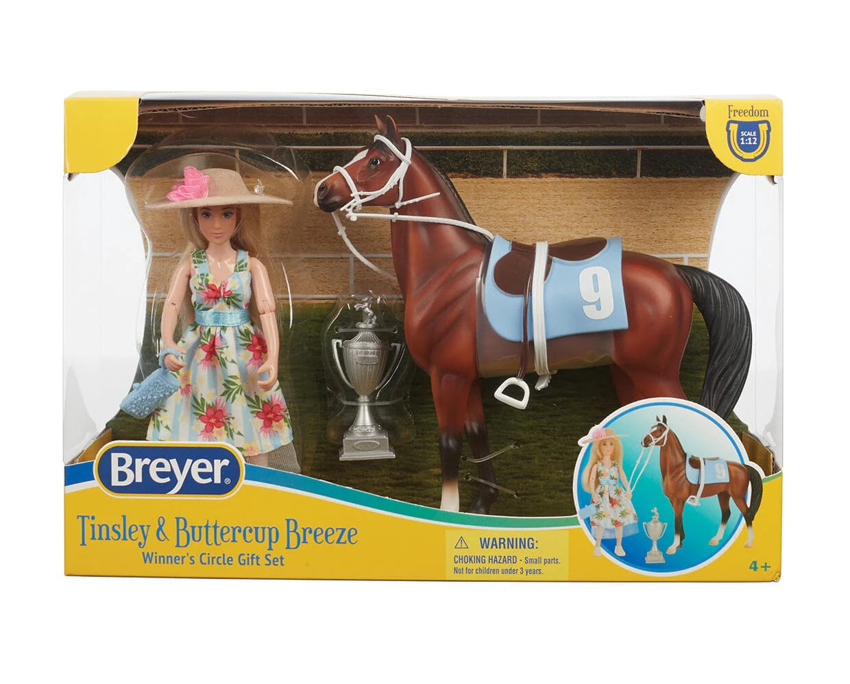 Breyer Winner's Circle Gift Set - Tinsley & Buttercup Breeze