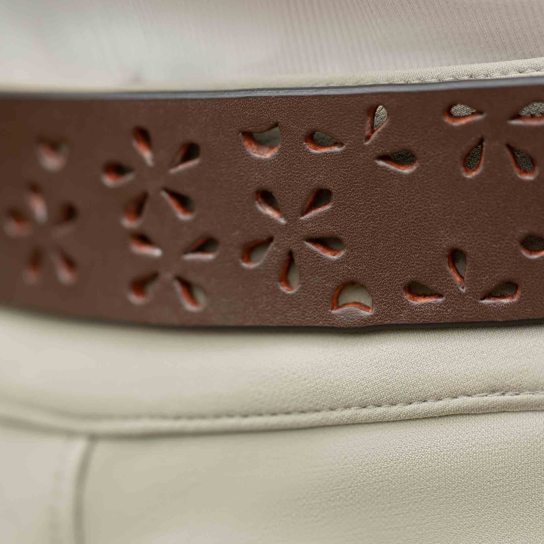 Equinavia Emmi Flowers Leather Belt