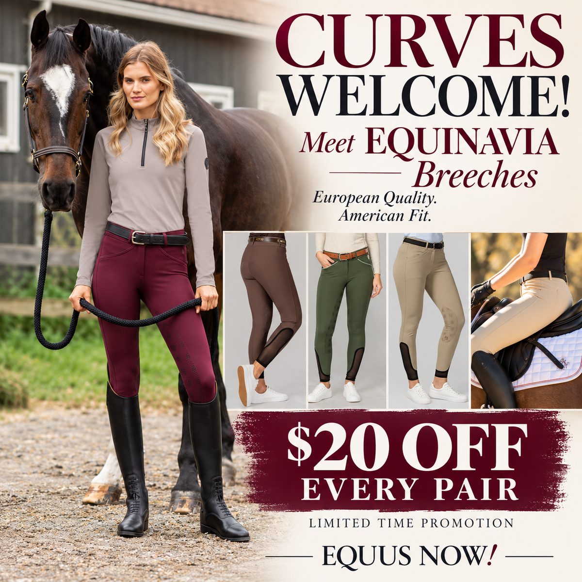 Meet Equinavia - The Breeches You'll Fall in Love with!