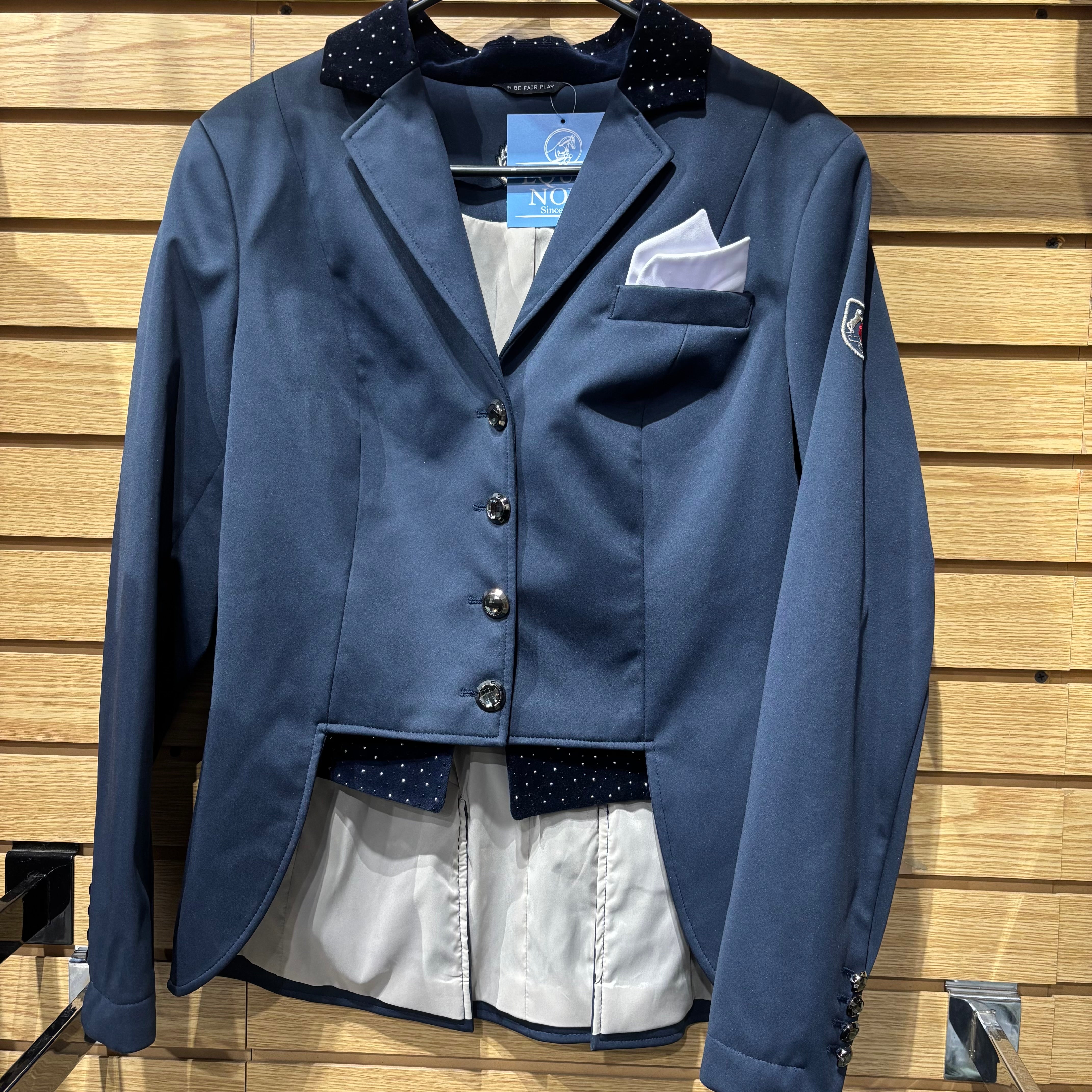 Used Fair Play 46 Navy Dressage Coat