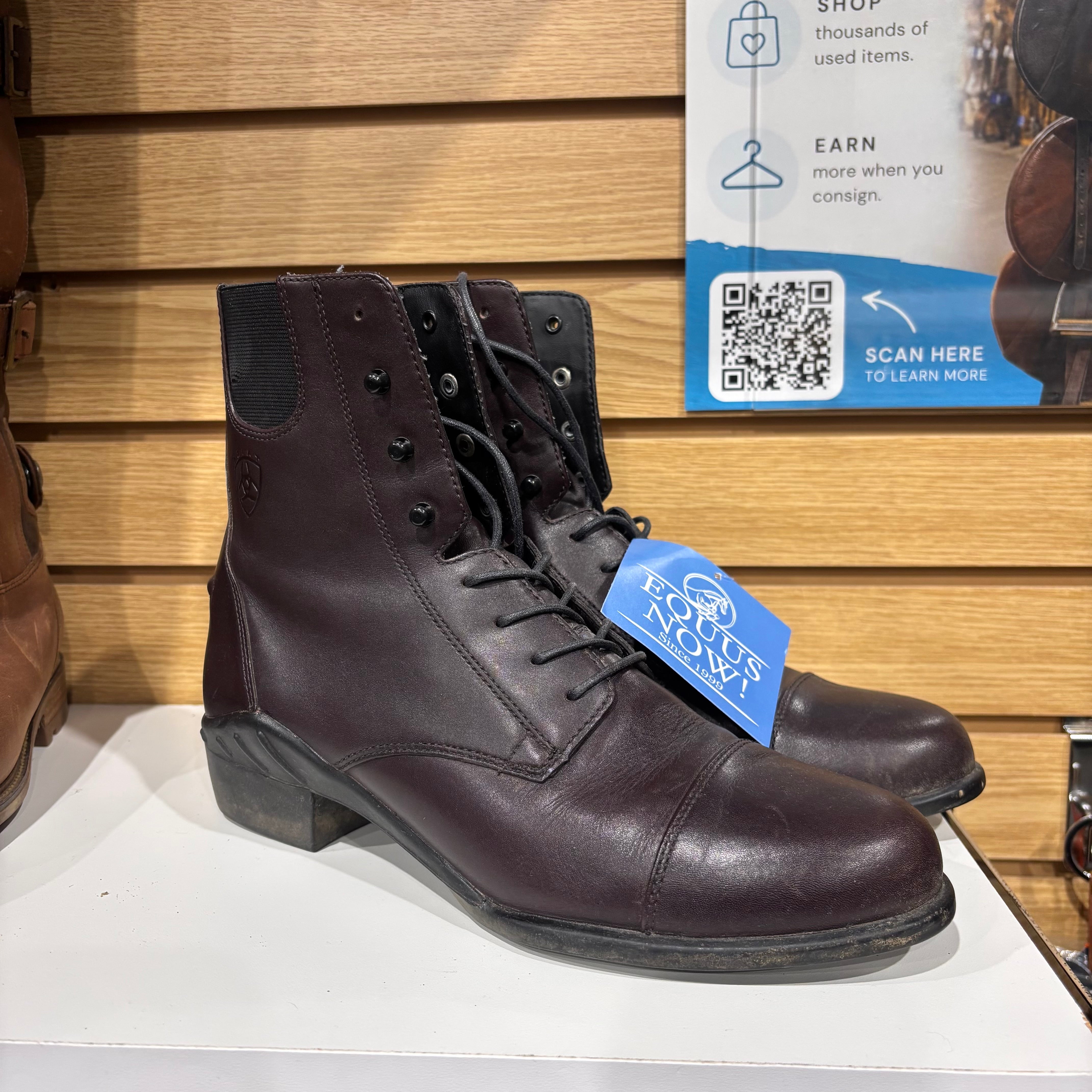 Used 10 Brown Ariat Paddock Boots