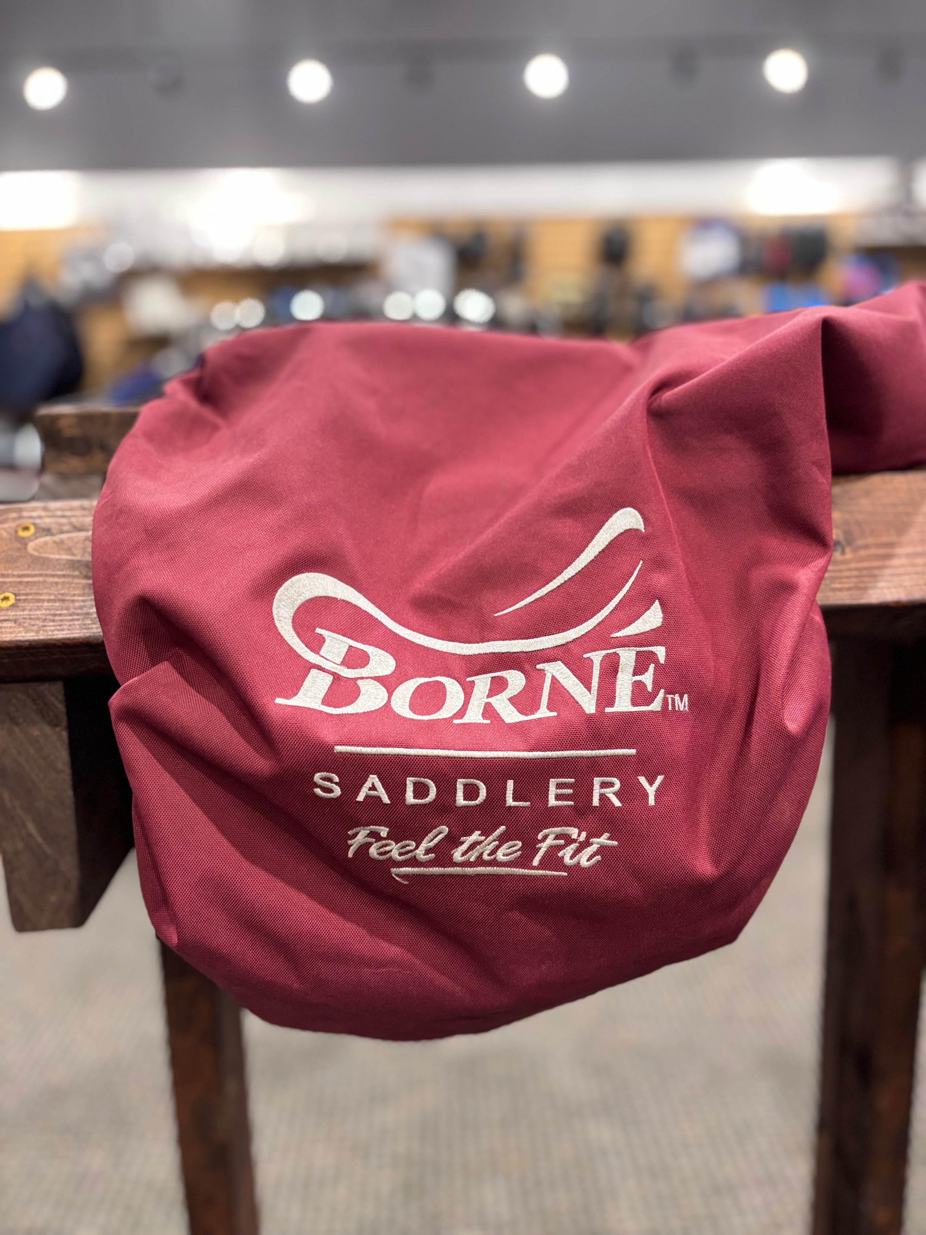 Used Maroon Borne Saddlery Saddle Cover