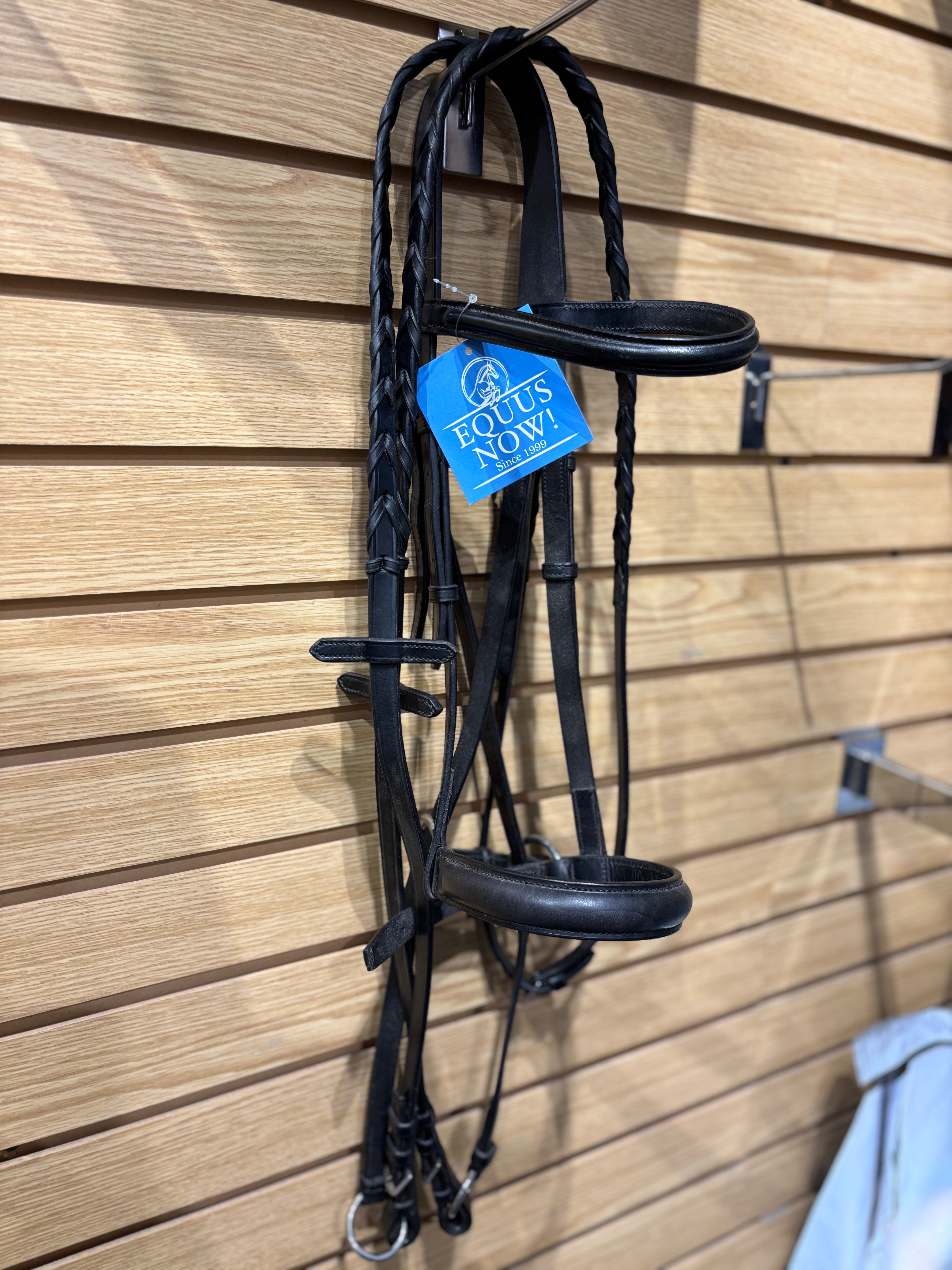 Used Black Dr Cook Bitless Bridle
