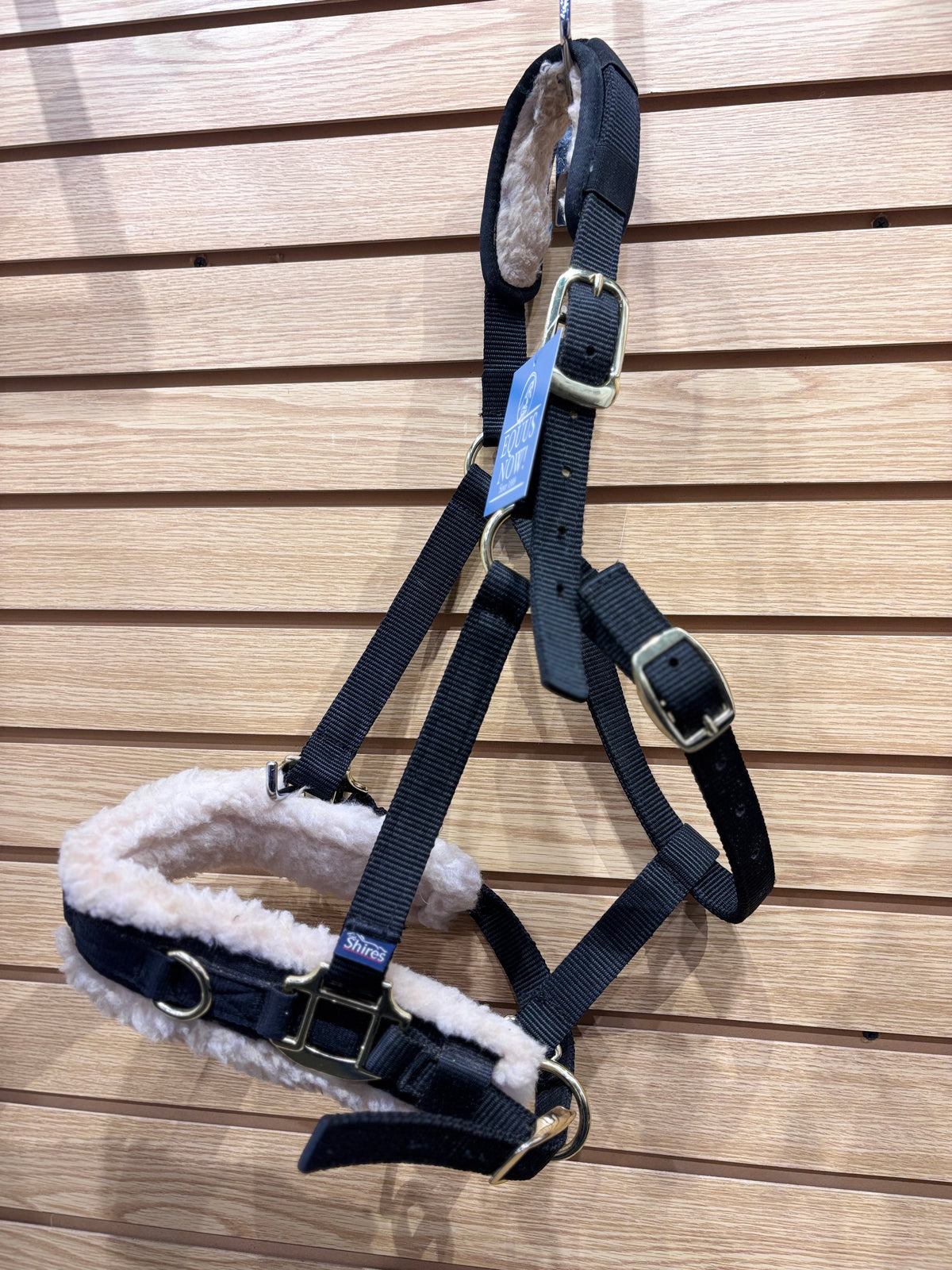 Used Full Black Shires Fleece Lunging Cavesson