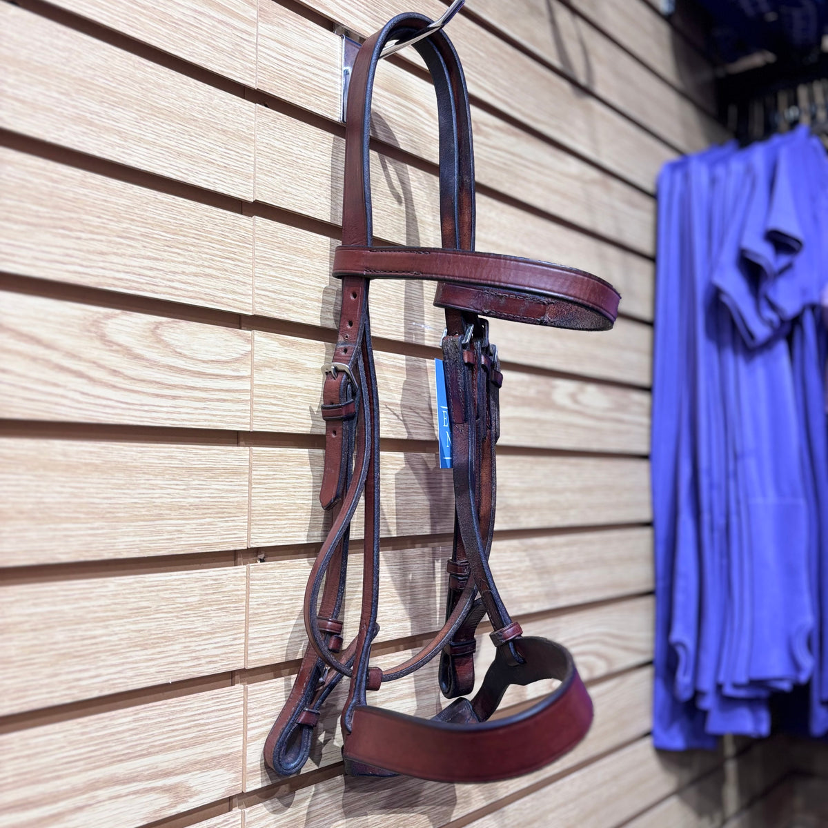 Used Oversize Brown Tory Flat Hunt Bridle