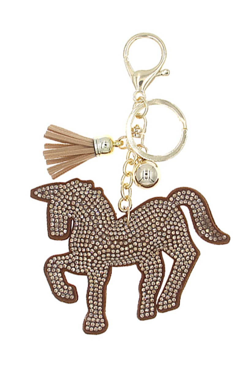 HORSE SILHOUETTE KEYCHAIN